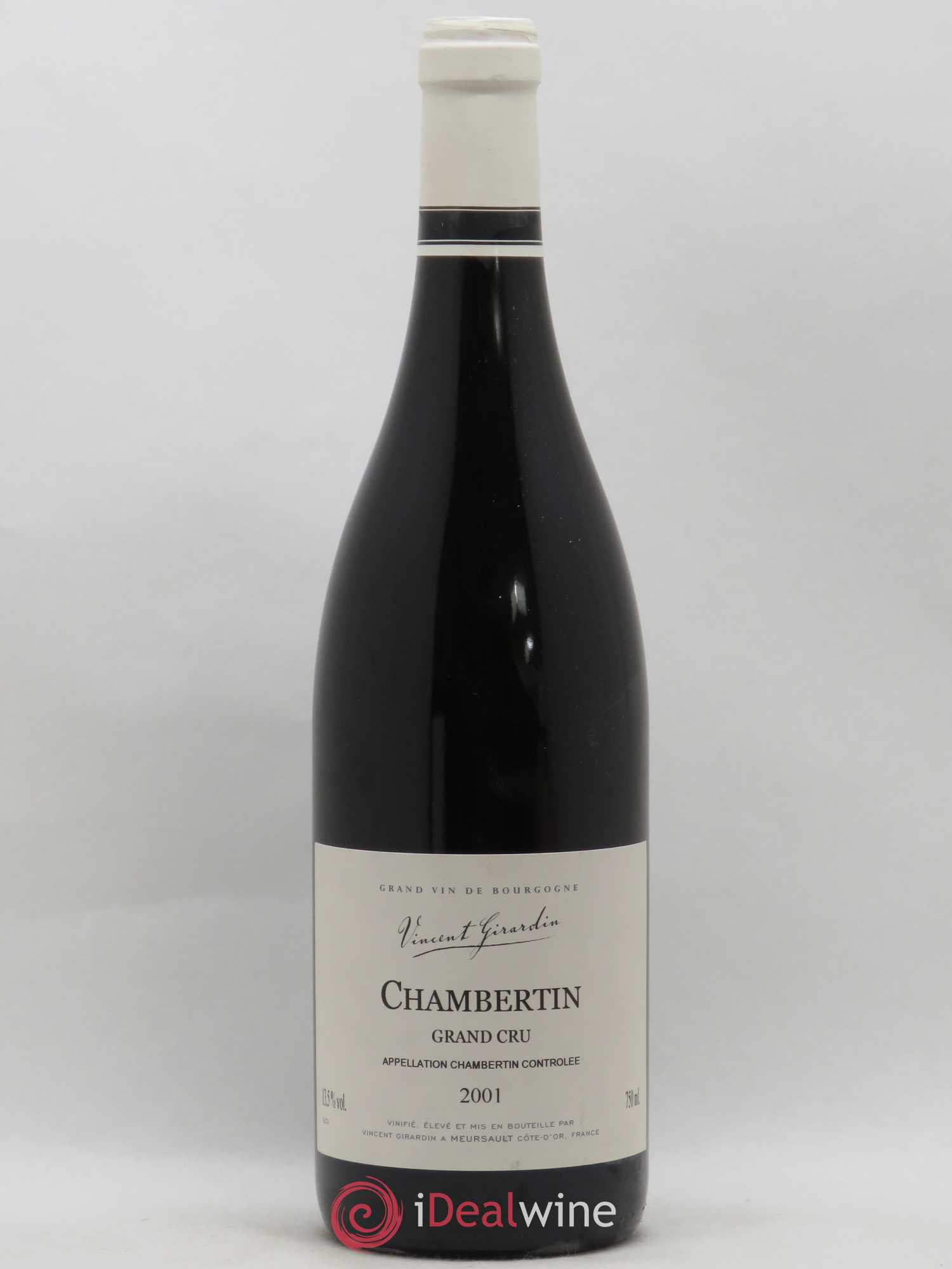 Chambertin Grand Cru Vincent Girardin 2001 - Lot de 1 bouteille - 0