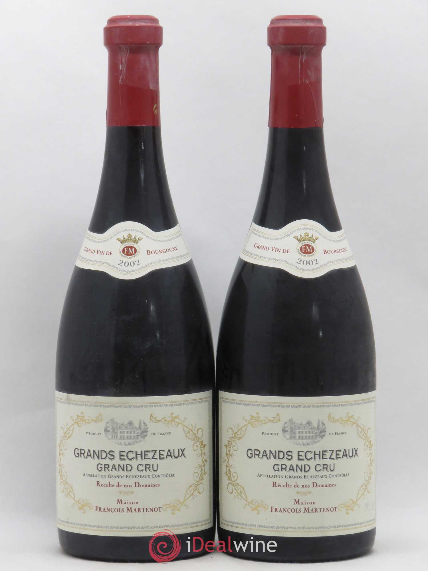 Grands-Echezeaux Grand Cru François Martenot 2002 - Lot de 2 bouteilles - 0
