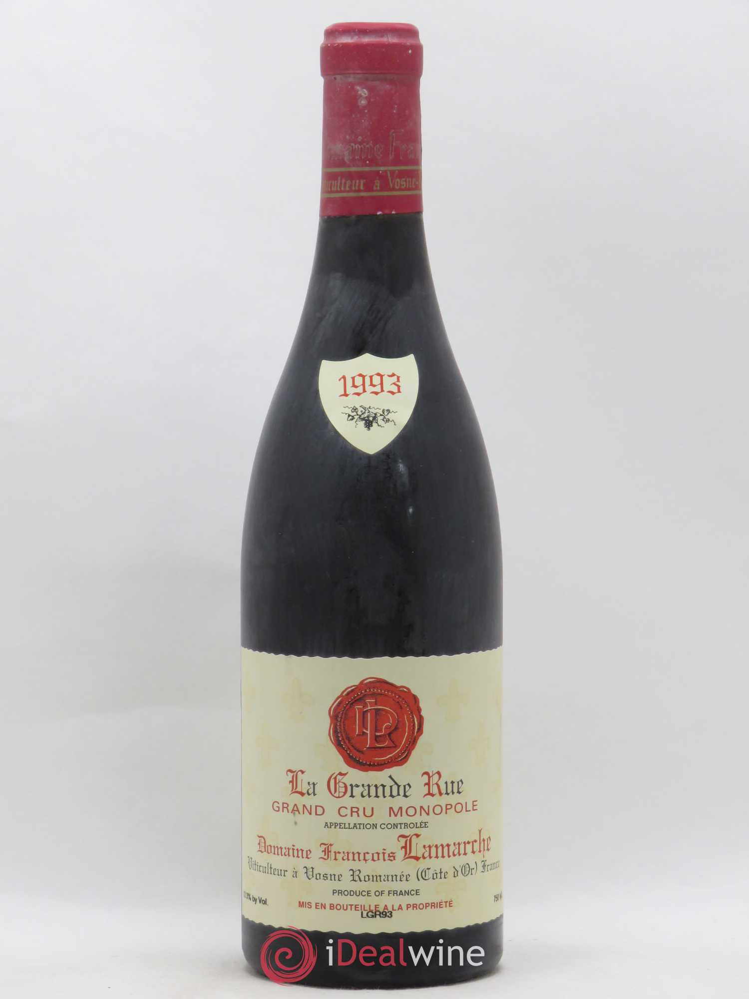 La Grande Rue Grand Cru Lamarche (Domaine) 1993 - Lot de 1 bouteille - 0