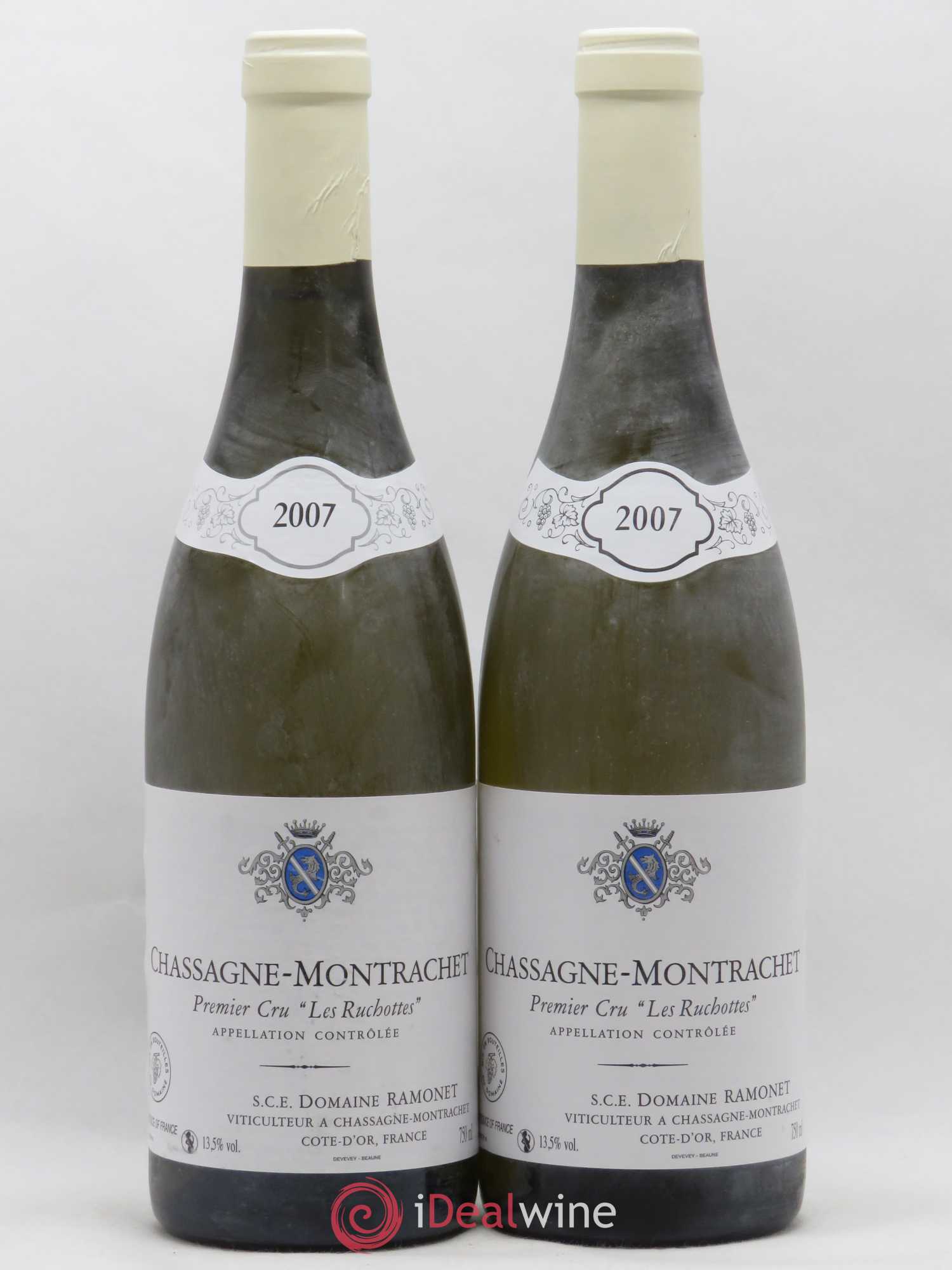 Chassagne-Montrachet 1er Cru Les Ruchottes Ramonet (Domaine) 2007 - Lot de 2 bouteilles - 0