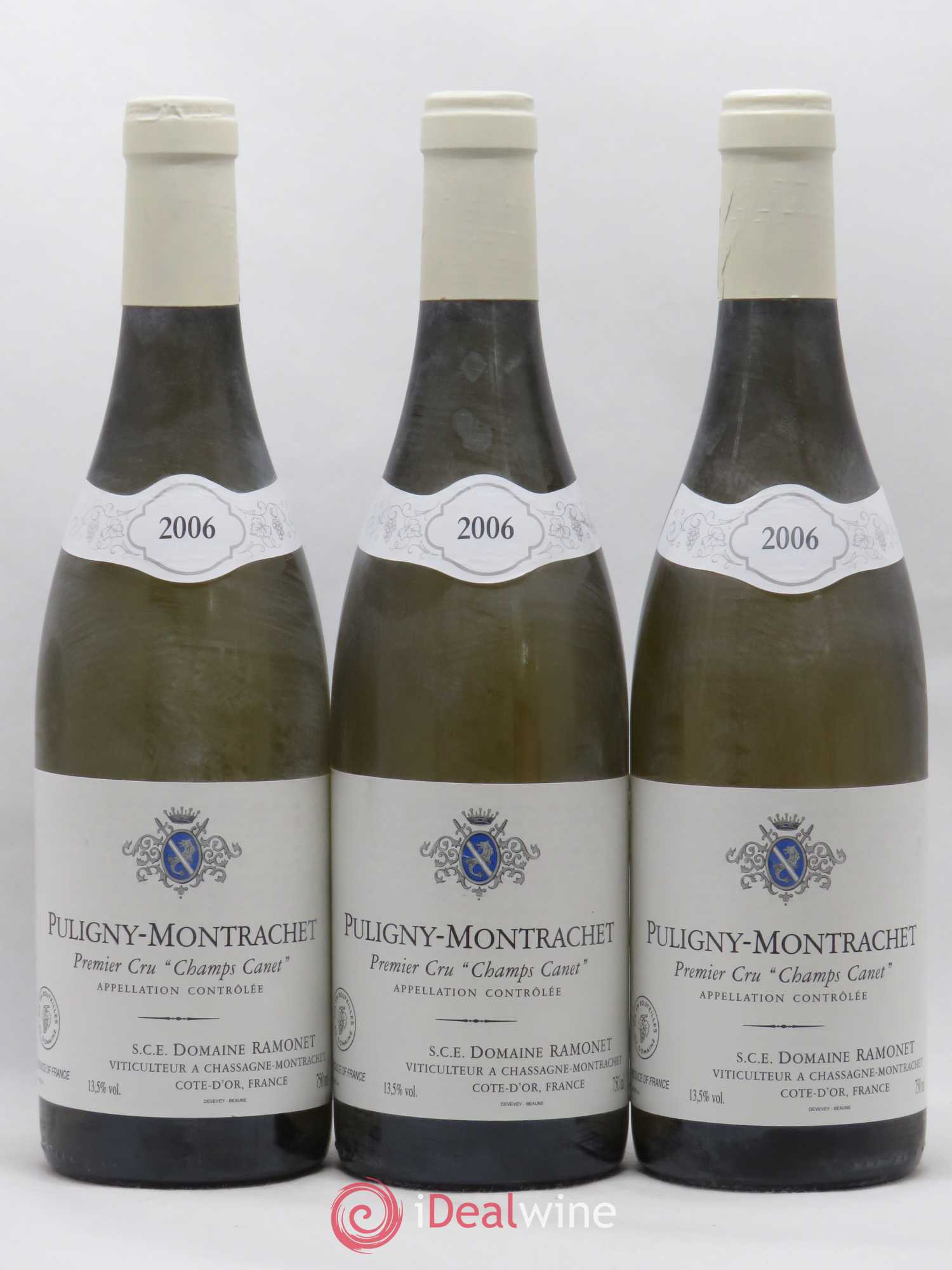 Puligny-Montrachet 1er Cru Champs Canet Ramonet (Domaine) 2006 - Lot de 3 bouteilles - 0