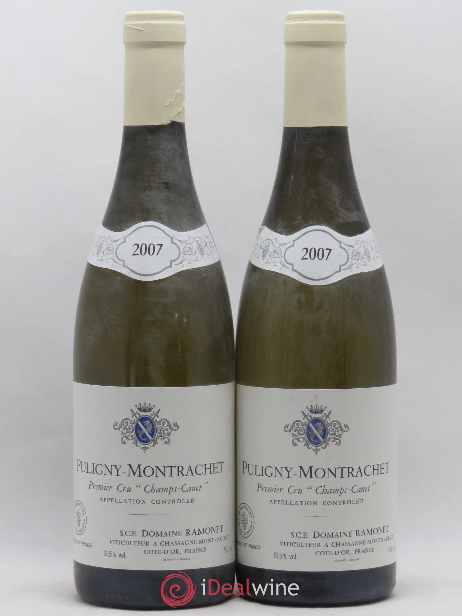 Puligny-Montrachet 1er Cru Champs Canet Ramonet (Domaine) 2007 - Lot de 2 bouteilles - 0