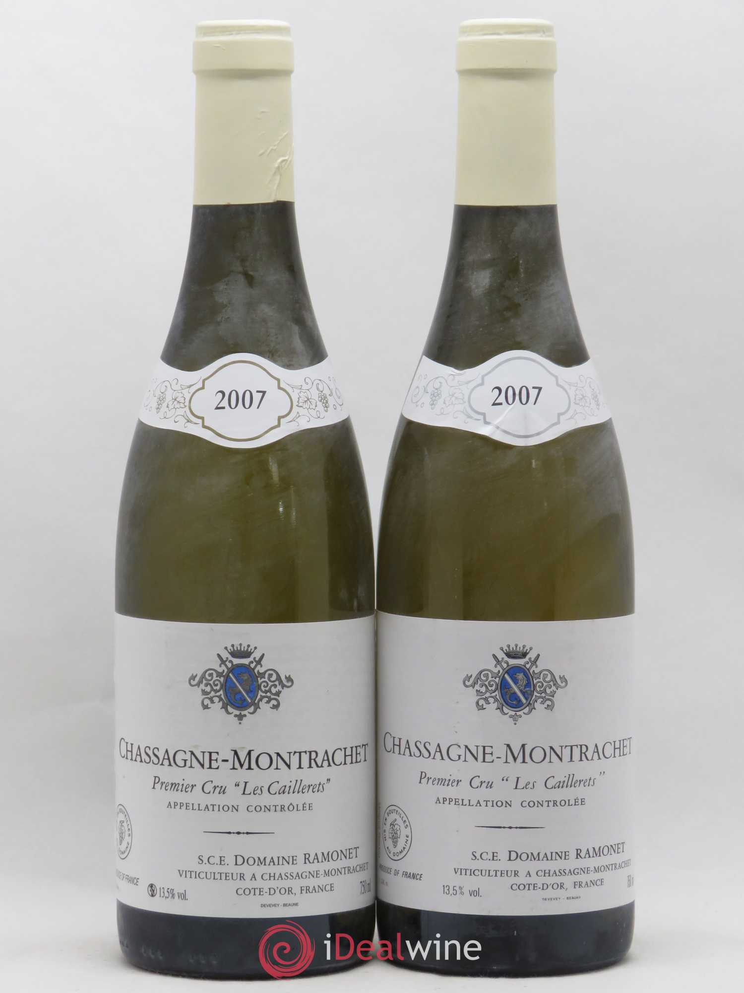 Chassagne-Montrachet 1er Cru Les Caillerets Ramonet (Domaine) 2007 - Lot de 2 bouteilles - 0