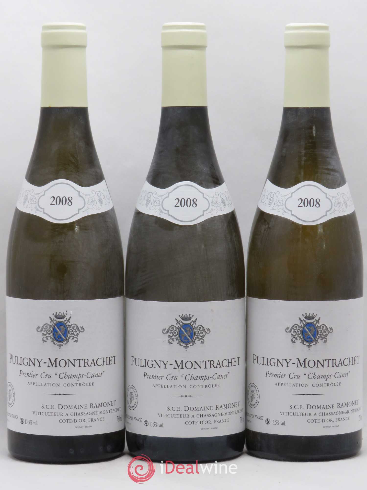 Puligny-Montrachet 1er Cru Champs Canet Ramonet (Domaine) 2008 - Lot de 3 bouteilles - 0