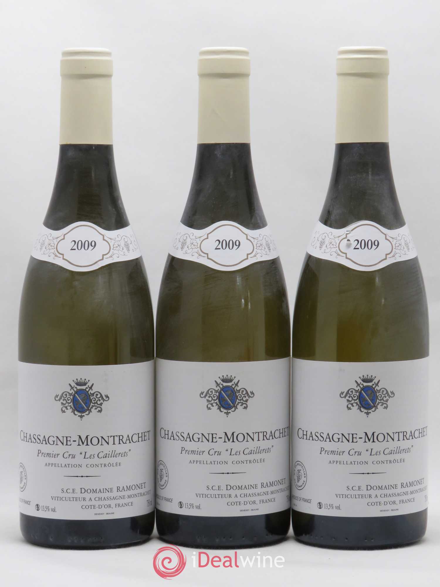 Chassagne-Montrachet 1er Cru Les Caillerets Ramonet (Domaine) 2009 - Lot de 3 bouteilles - 0