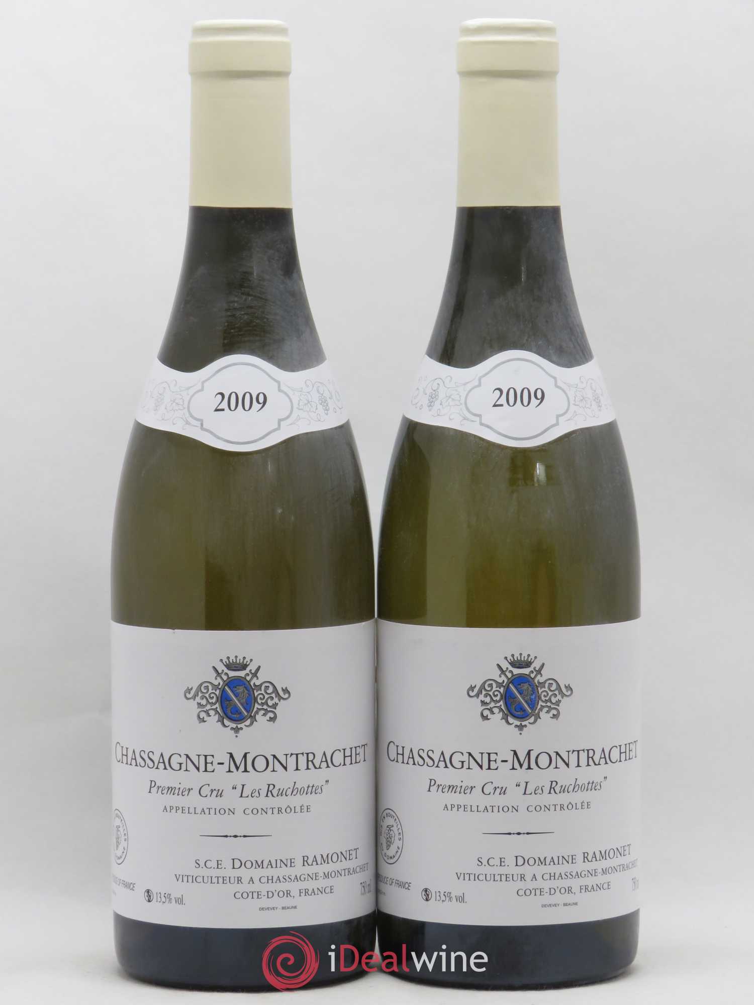 Chassagne-Montrachet 1er Cru Les Ruchottes Ramonet (Domaine) 2009 - Lot de 2 bouteilles - 0