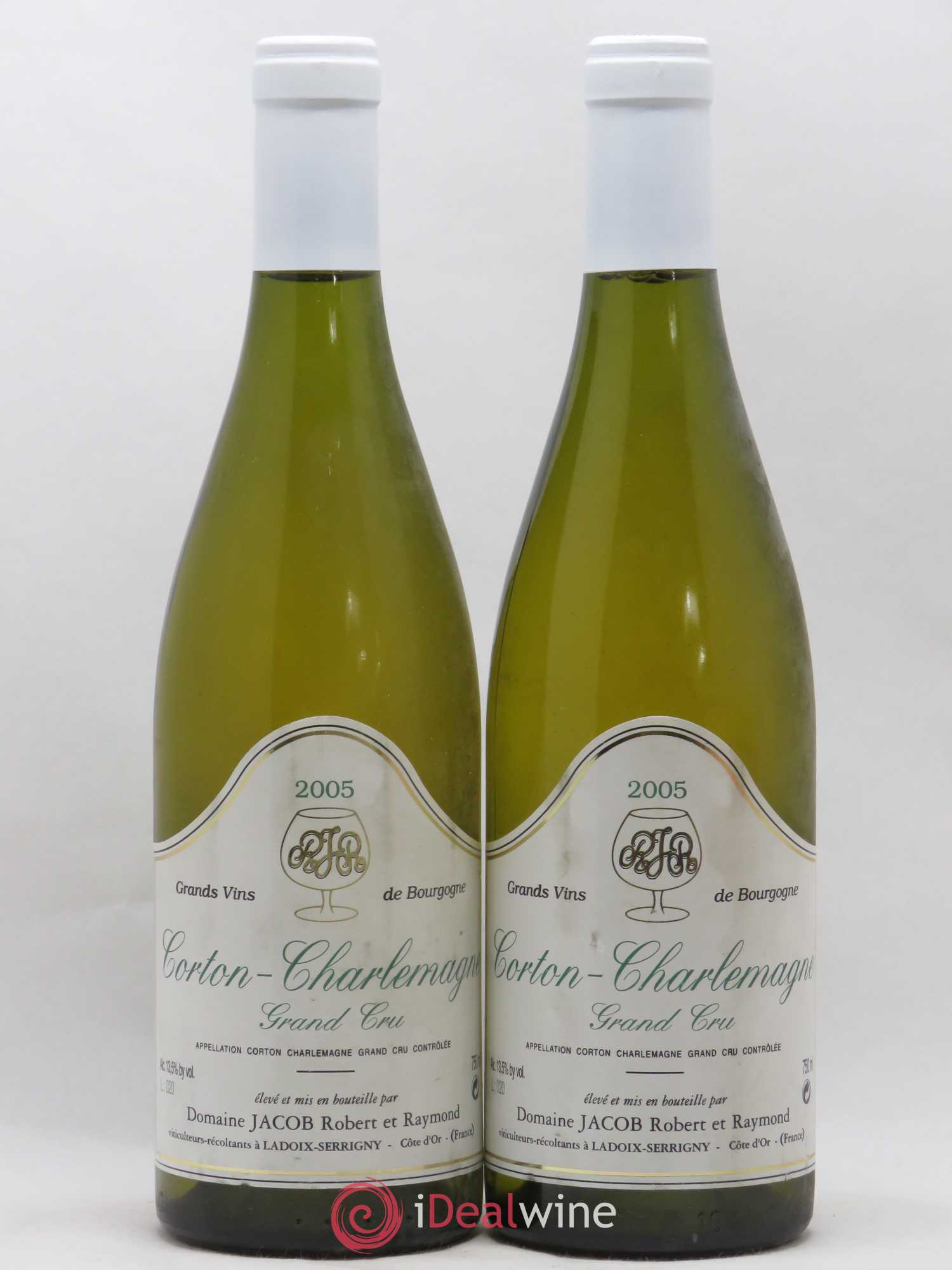 Corton-Charlemagne Grand Cru Jacob Robert & Raymond 2005 - Lot de 2 bouteilles - 0