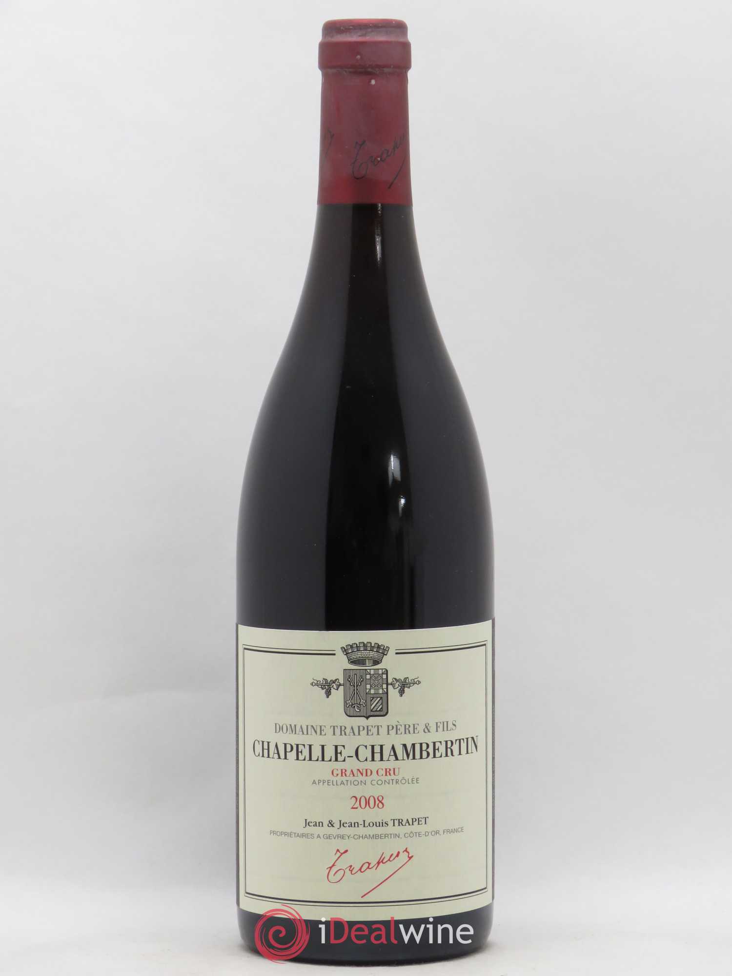Chapelle-Chambertin Grand Cru Domaine Trapet 2008 - Lot de 1 bouteille - 0