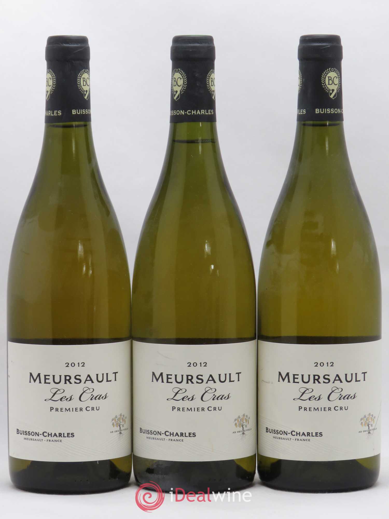 Meursault 1er Cru Les Cras Buisson-Charles 2012 - Posten von 3 Flaschen - 0