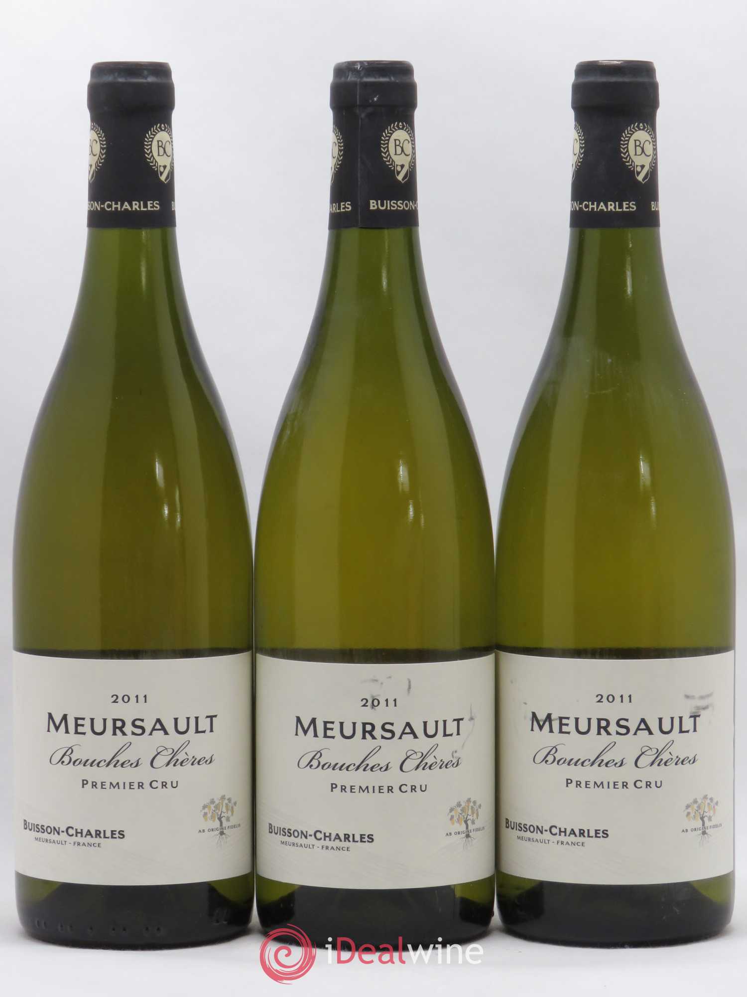 Meursault 1er Cru Bouches Chères Buisson-Charles (Domaine) 2011 - Lot de 3 bouteilles - 0