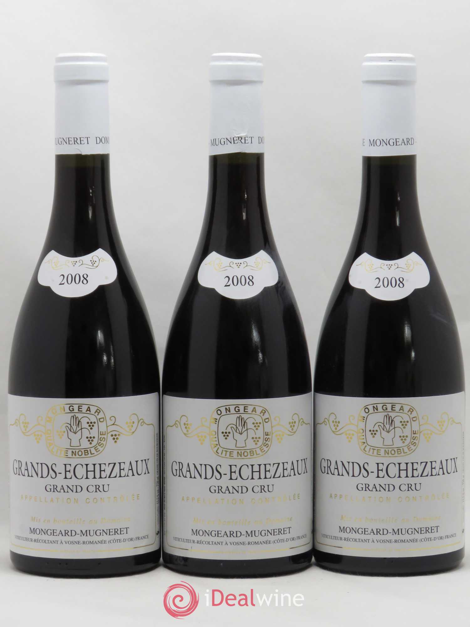 Grands-Echezeaux Grand Cru Mongeard-Mugneret (Domaine) 2008 - Lot de 3 bouteilles - 0