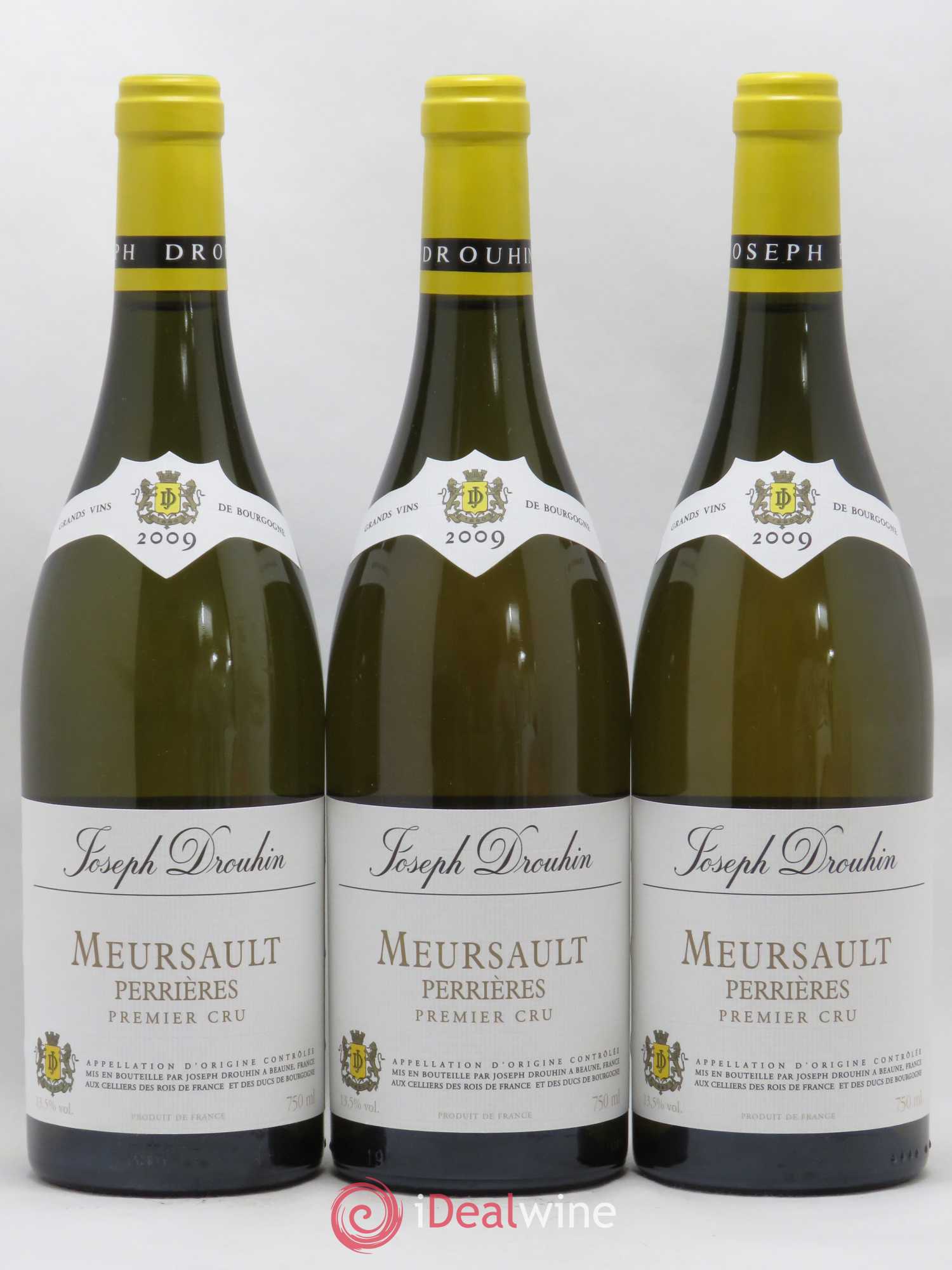 Meursault 1er Cru Perrières Joseph Drouhin 2009 - Posten von 3 Flaschen - 0