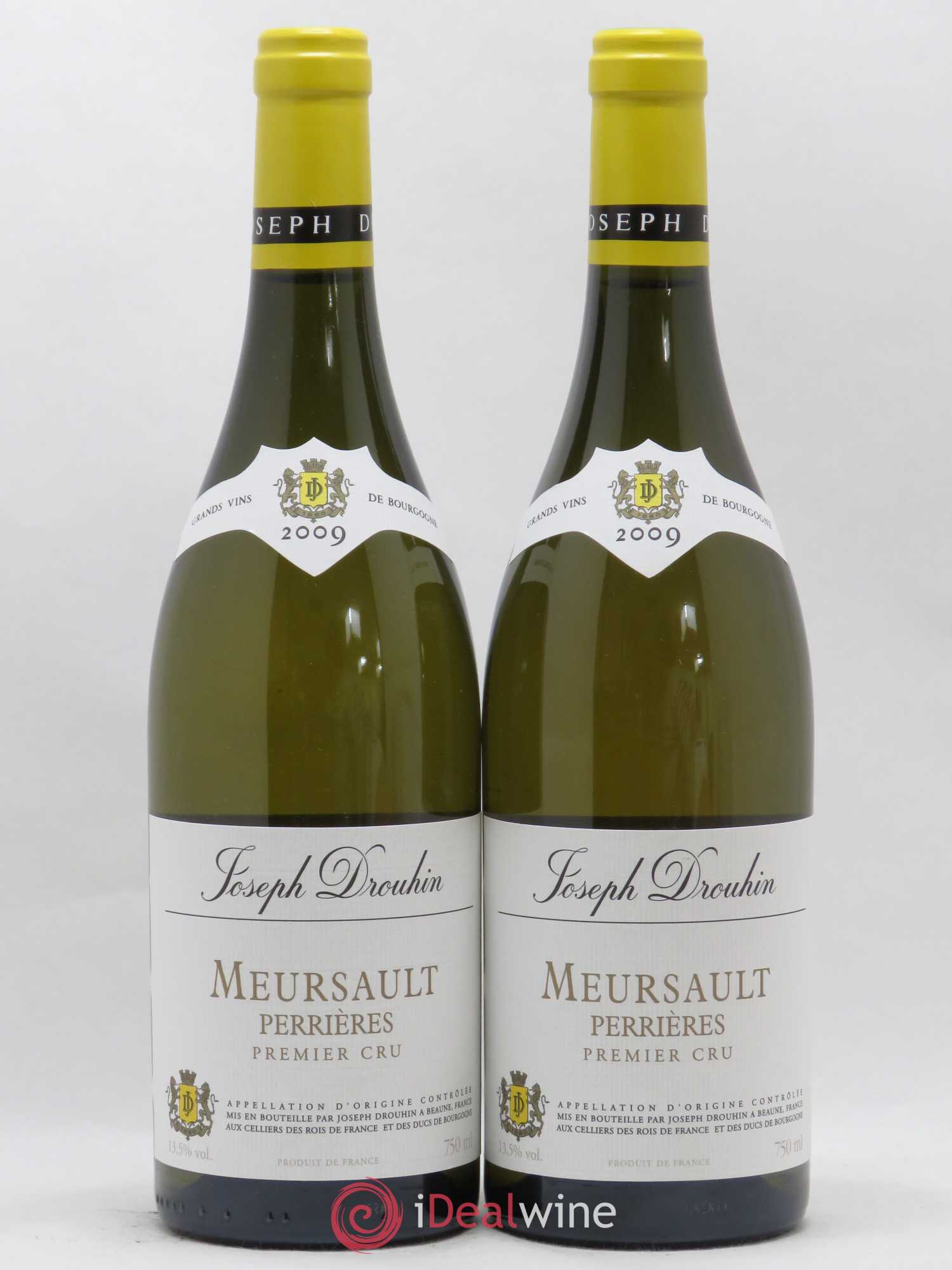 Meursault 1er Cru Perrières Joseph Drouhin 2009 - Lot de 2 bouteilles - 0
