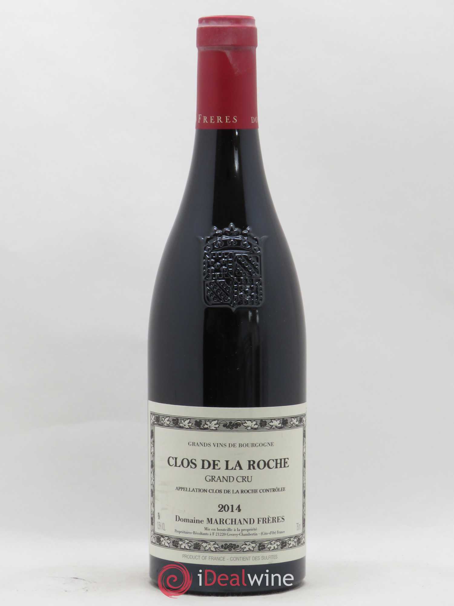 Clos de la Roche Grand Cru Domaine Marchand Frères 2014 - Posten von 1 Flasche - 0