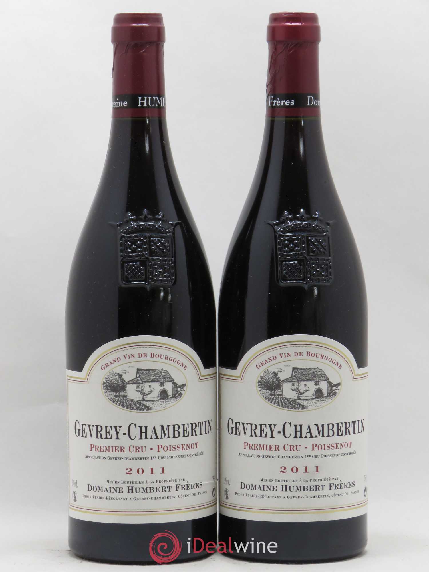 Gevrey-Chambertin 1er Cru Poissenot Humbert (Domaine) 2011 - Lot de 2 bouteilles - 0