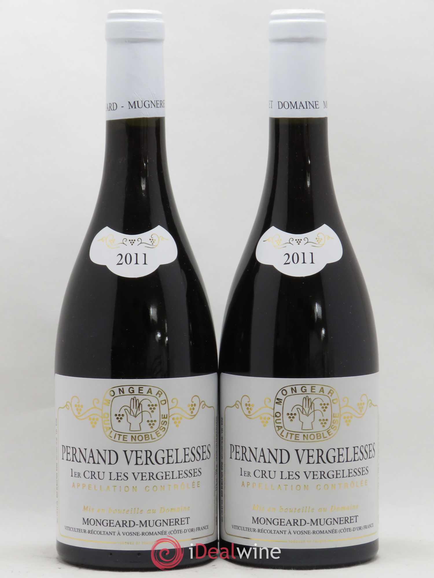 Pernand-Vergelesses 1er Cru Les Vergelesses Mongeard-Mugneret (Domaine) 2011 - Lot de 2 bouteilles - 0