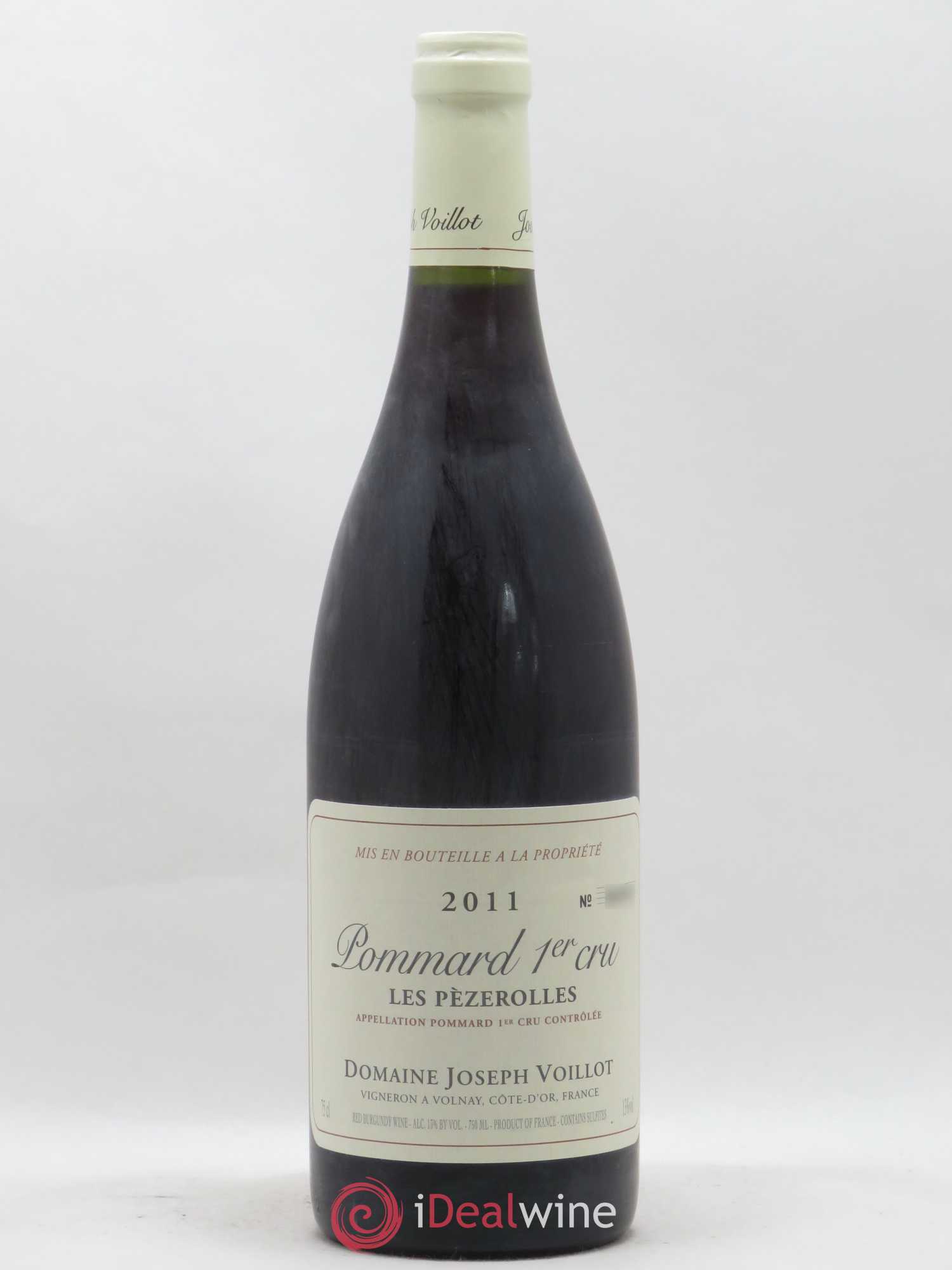 Pommard 1er Cru Les Pèzerolles Joseph Voillot (Domaine) 2011 - Lot de 1 bouteille - 0