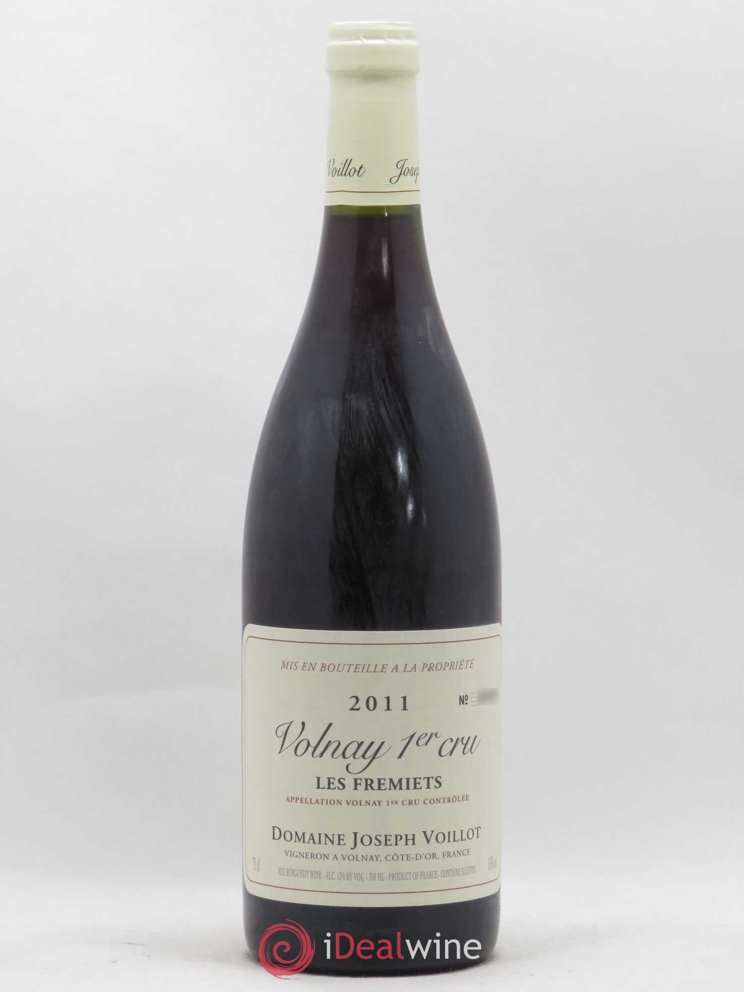 Volnay 1er Cru Les Fremiets Joseph Voillot (Domaine) 2011 - Lot de 1 bouteille - 0