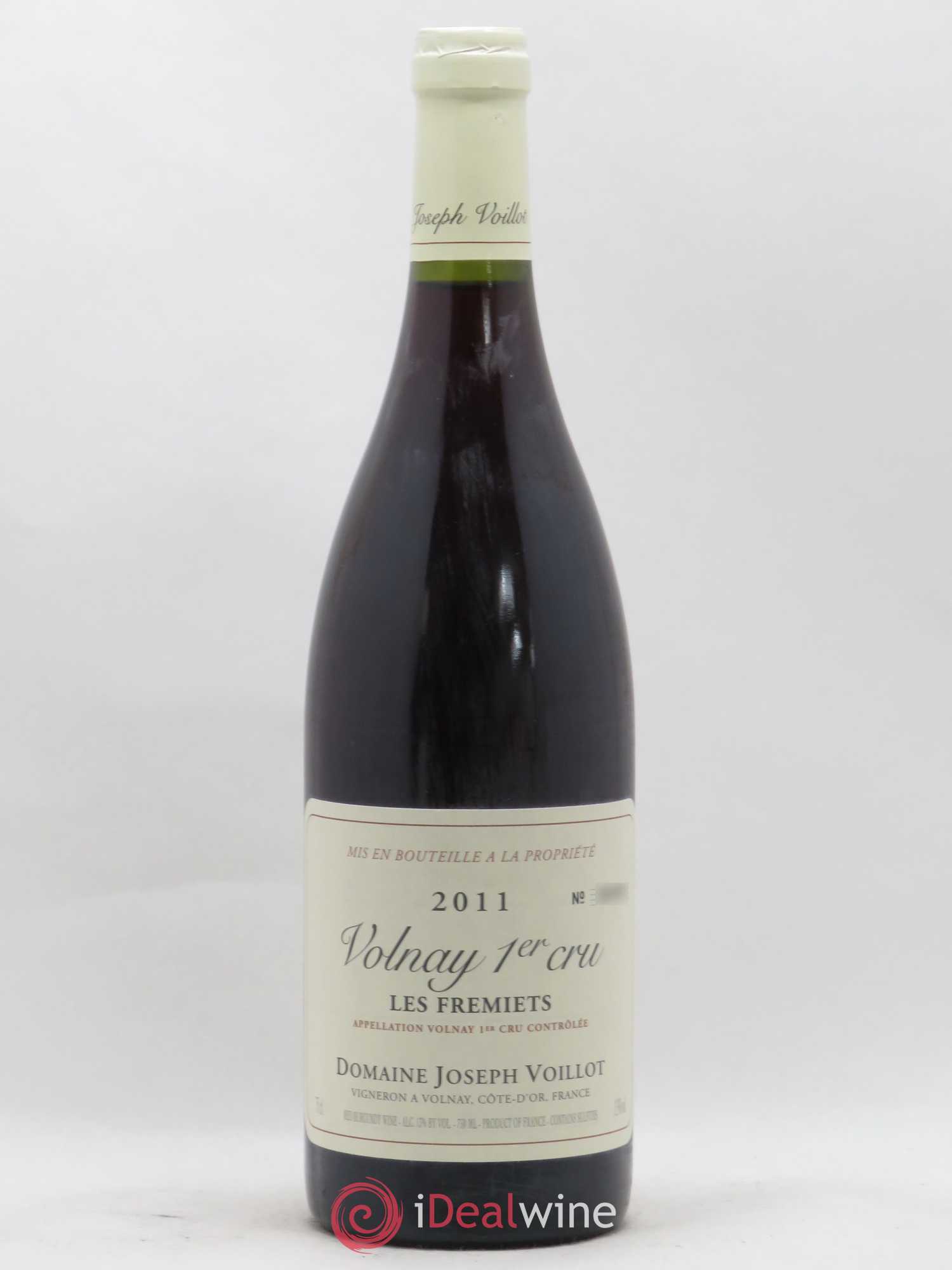 Volnay 1er Cru Les Fremiets Joseph Voillot (Domaine) 2011 - Lot de 1 bouteille - 0
