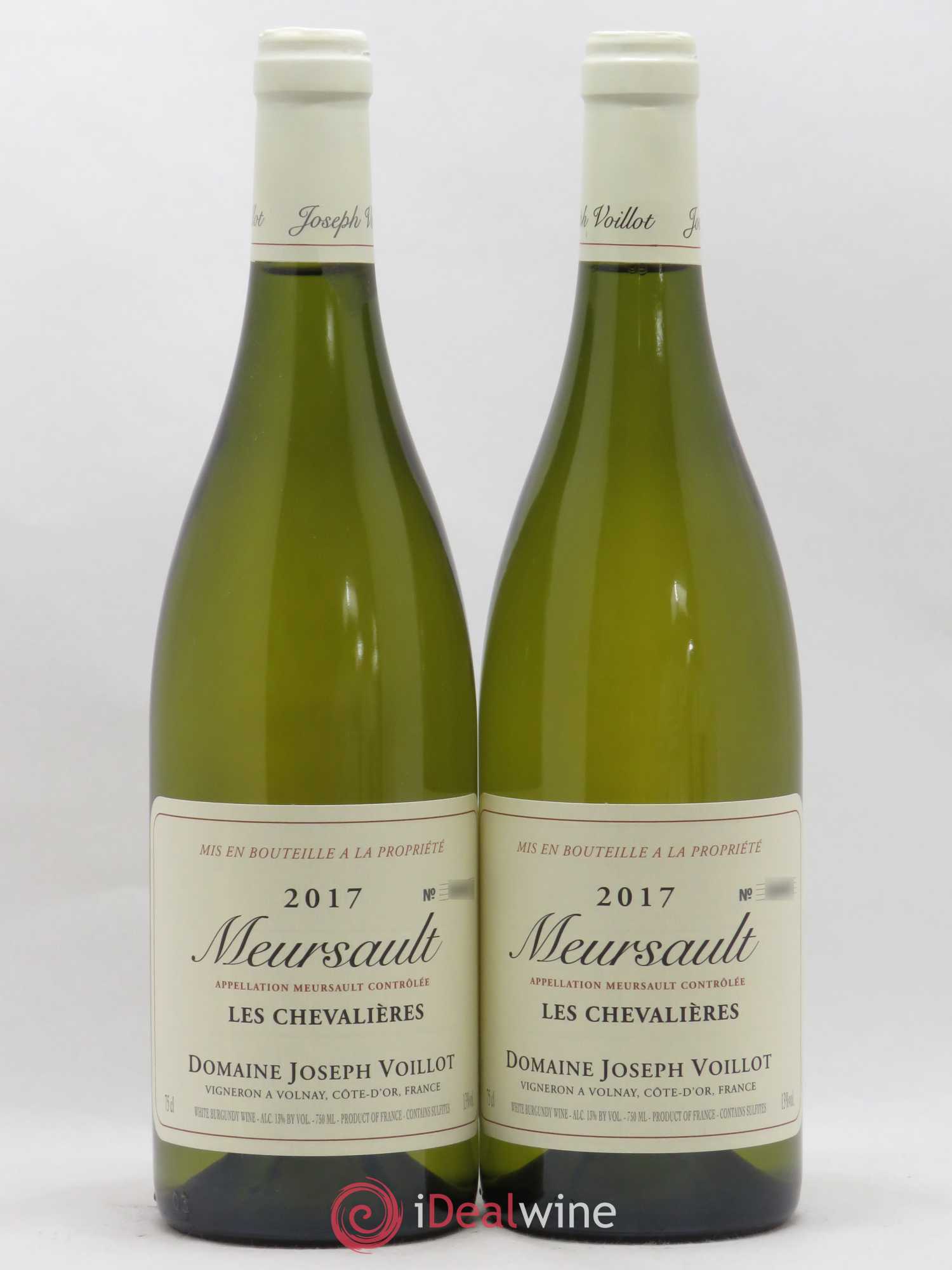 Meursault Chevalières Joseph Voillot 2017 - Posten von 2 Flaschen - 0