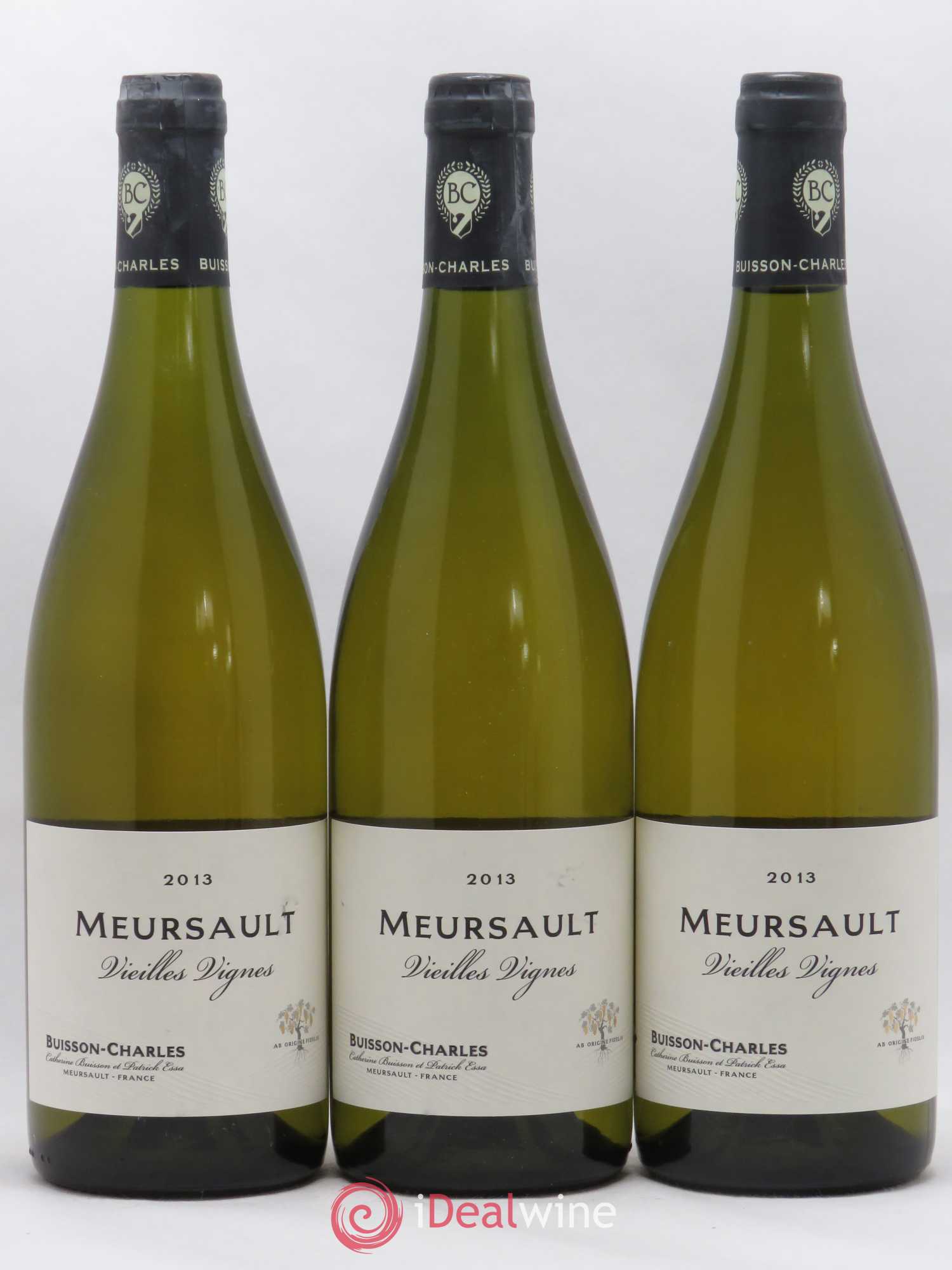 Meursault Vieilles Vignes Buisson-Charles (Domaine) 2013 - Lot de 3 bouteilles - 0