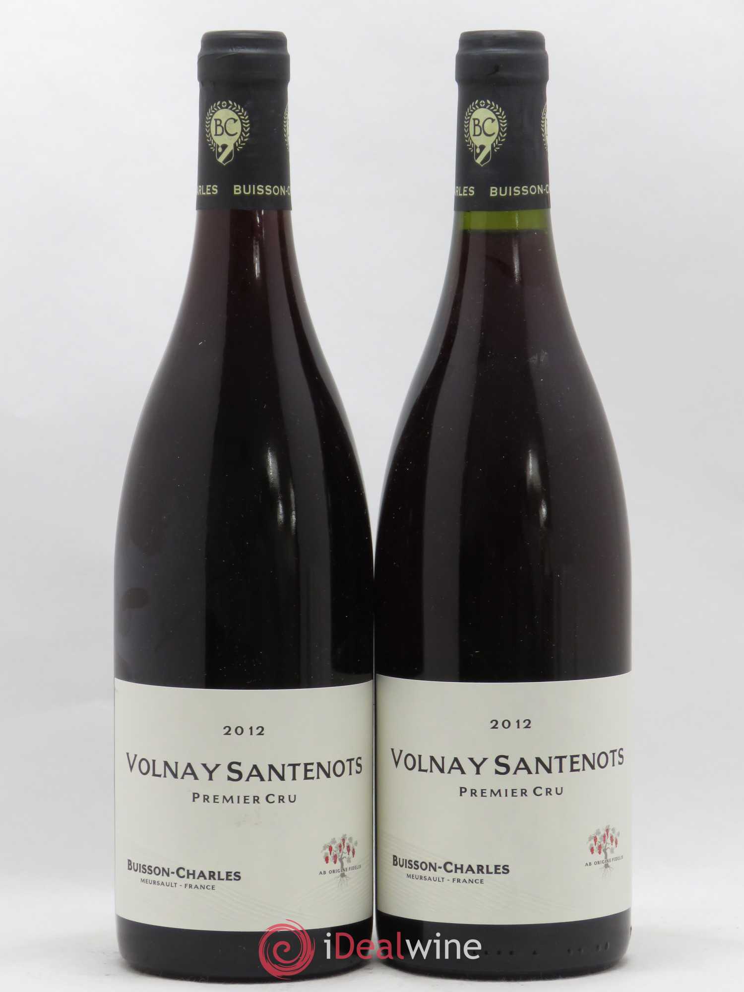 Volnay 1er Cru Santenots Buisson Charles 2012 - Posten von 2 Flaschen - 0