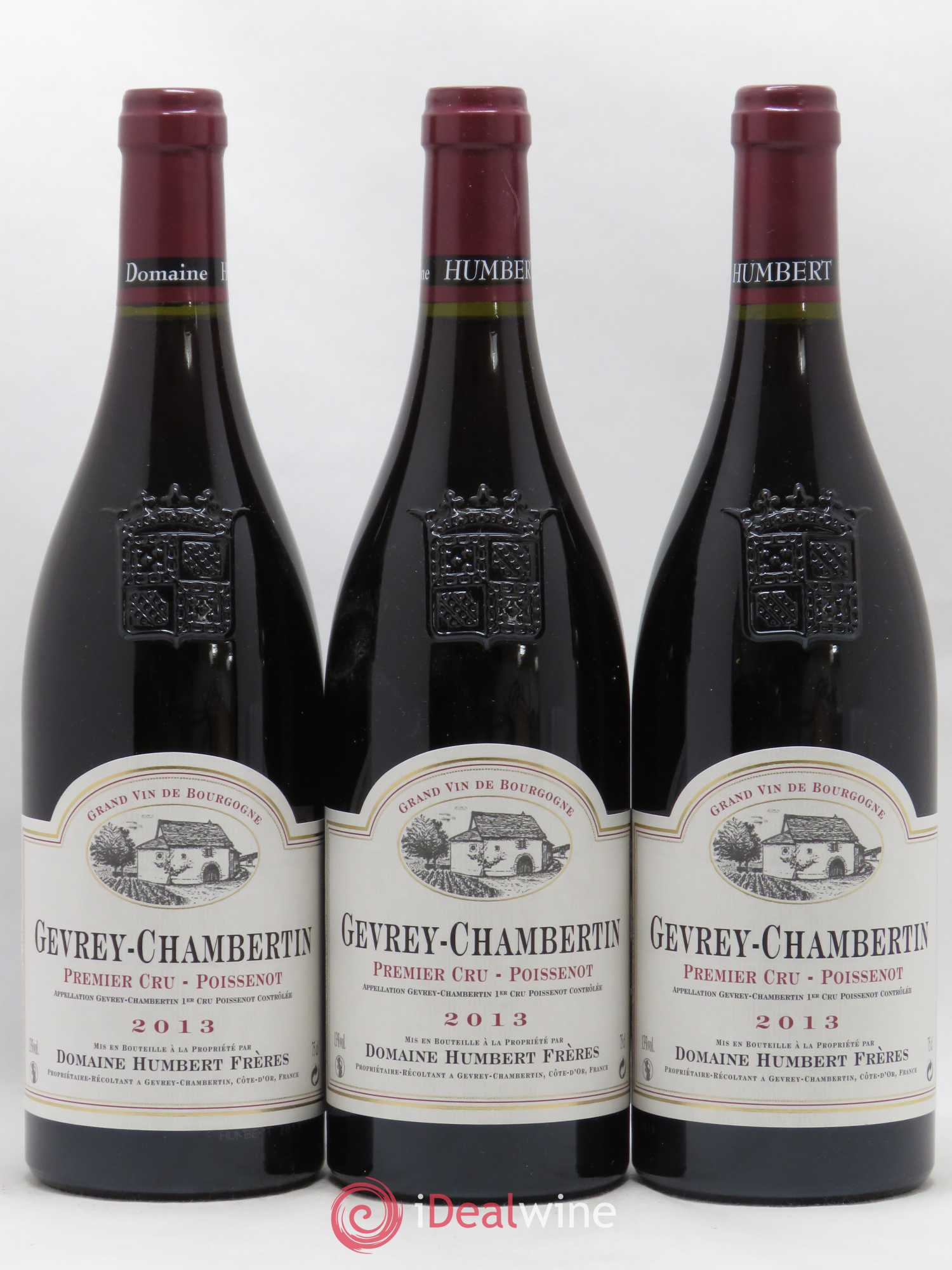 Gevrey-Chambertin 1er Cru Poissenot Humbert (Domaine) 2013 - Lot de 3 bouteilles - 0