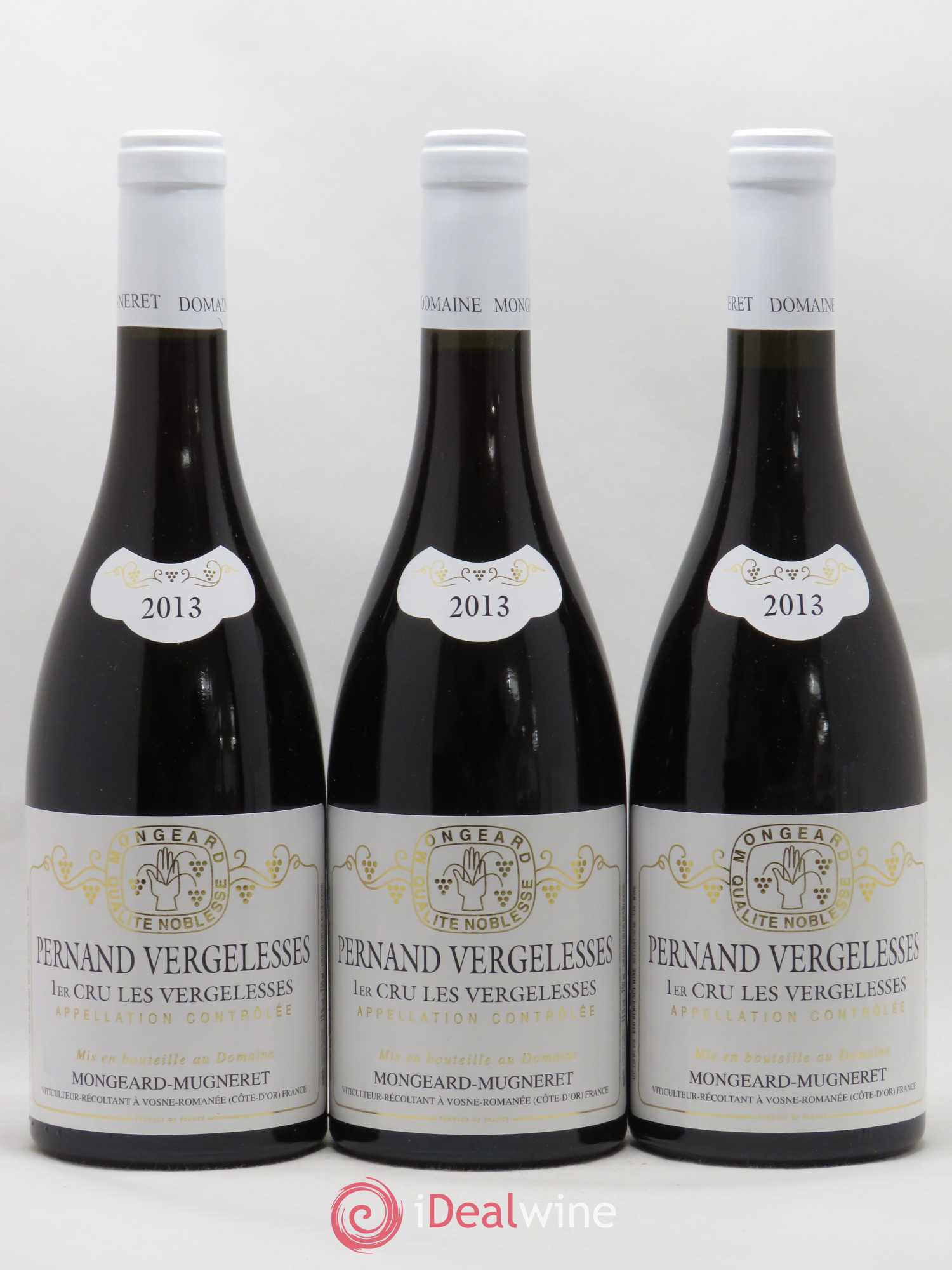 Pernand-Vergelesses 1er Cru Les Vergelesses Mongeard-Mugneret (Domaine) 2013 - Lot de 3 bouteilles - 0