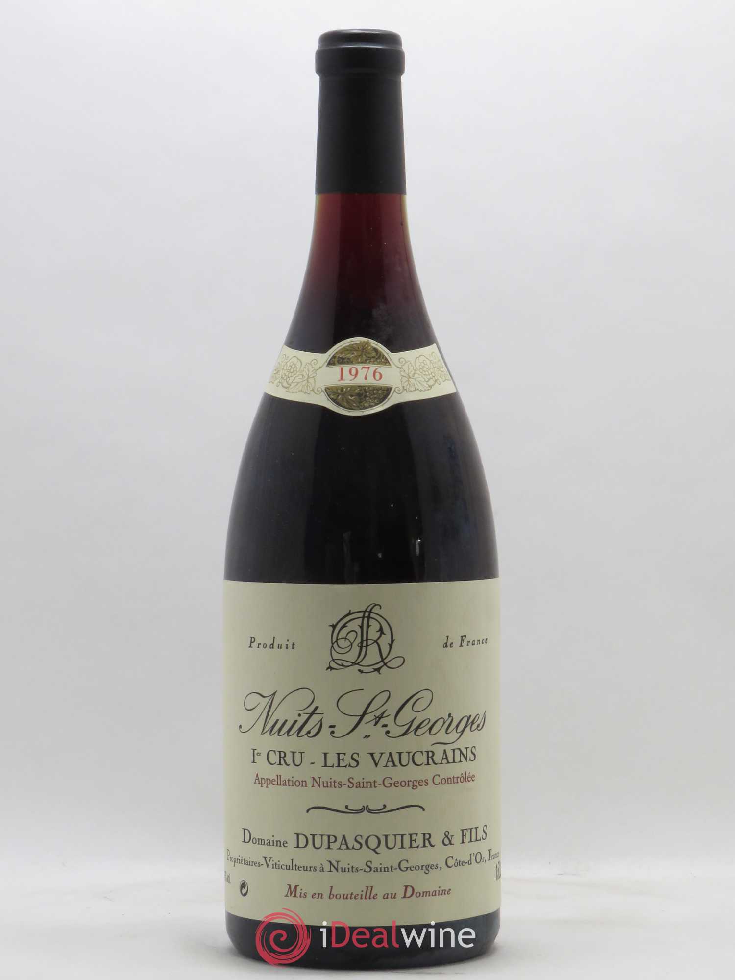 Nuits-Saint-Georges 1er Cru Les Vaucrains Dupasquier et Fils 1976 - Posten von 1 Magnum - 0