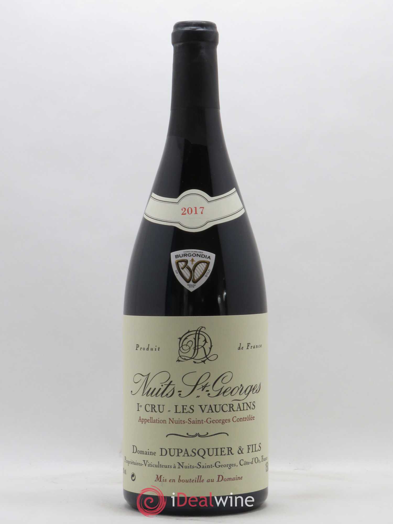 Nuits-Saint-Georges 1er Cru Les Vaucrains Dupasquier et Fils 2017 - Posten von 1 Magnum - 0