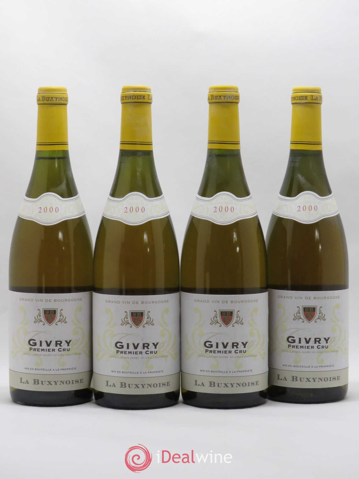 Givry 1er Cru La Buxynoise Caves des Vignerons de Buxy 2000 - Posten von 4 Flaschen - 0