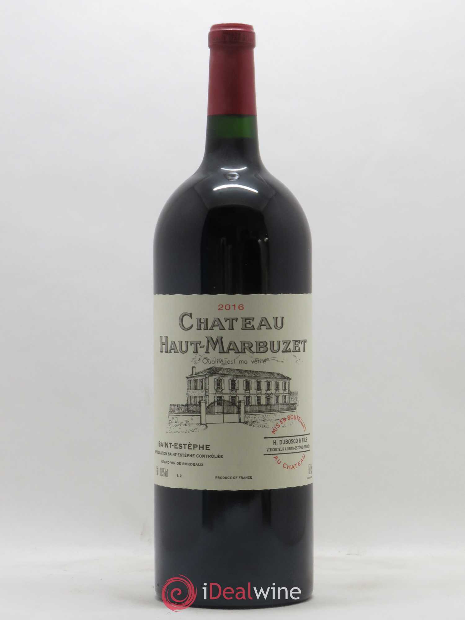 Château Haut Marbuzet 2016 - Lot de 1 magnum - 0