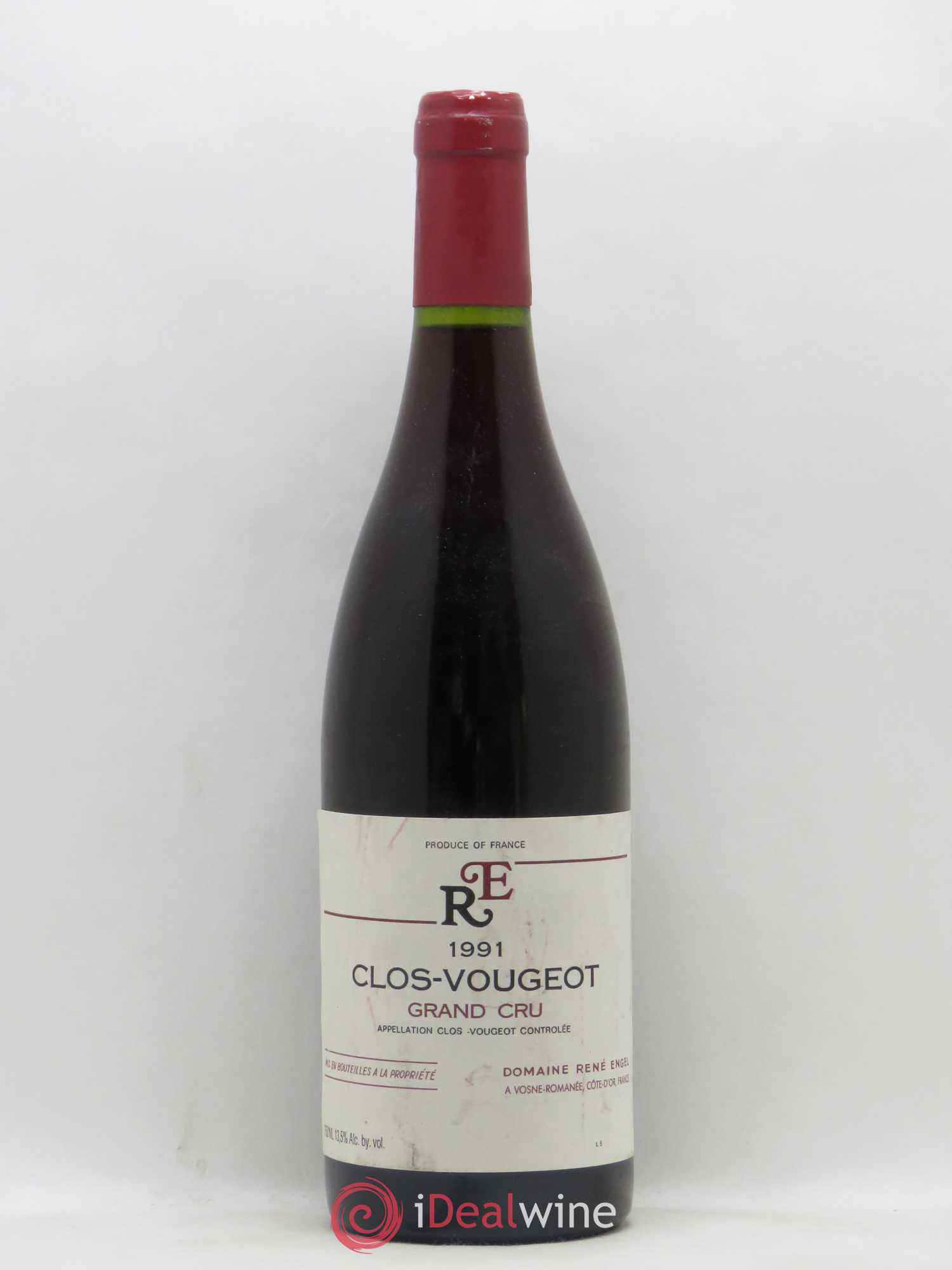 Clos de Vougeot Grand Cru Domaine René Engel - Domaine Eugénie 1991 - Posten von 1 Flasche - 0