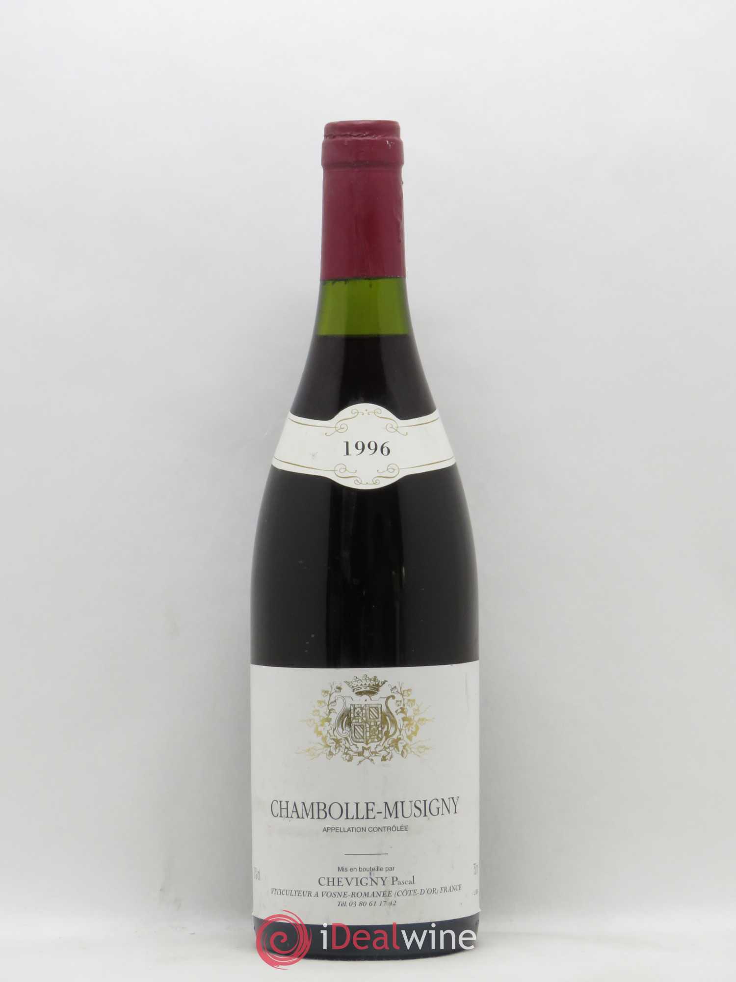 Chambolle-Musigny Pascal Chevigny 1996 - Lot de 1 bouteille - 0