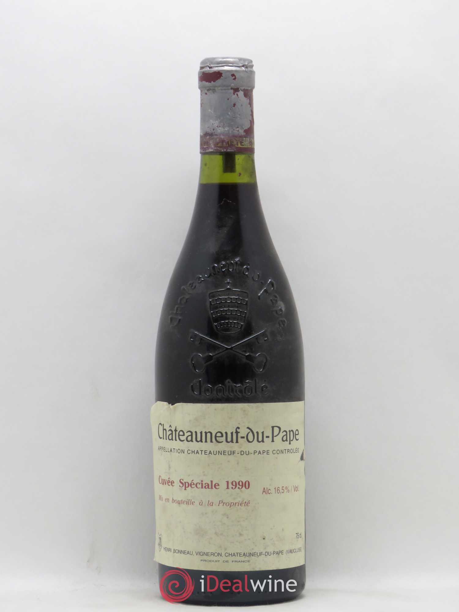 Châteauneuf-du-Pape Cuvée spéciale Henri Bonneau & Fils 1990 - Lot de 1 bouteille - 0