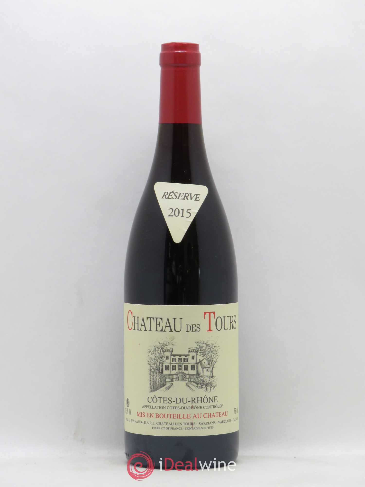 Côtes-du-Rhône Château des Tours Emmanuel Reynaud 2015 - Lot de 1 bouteille - 0