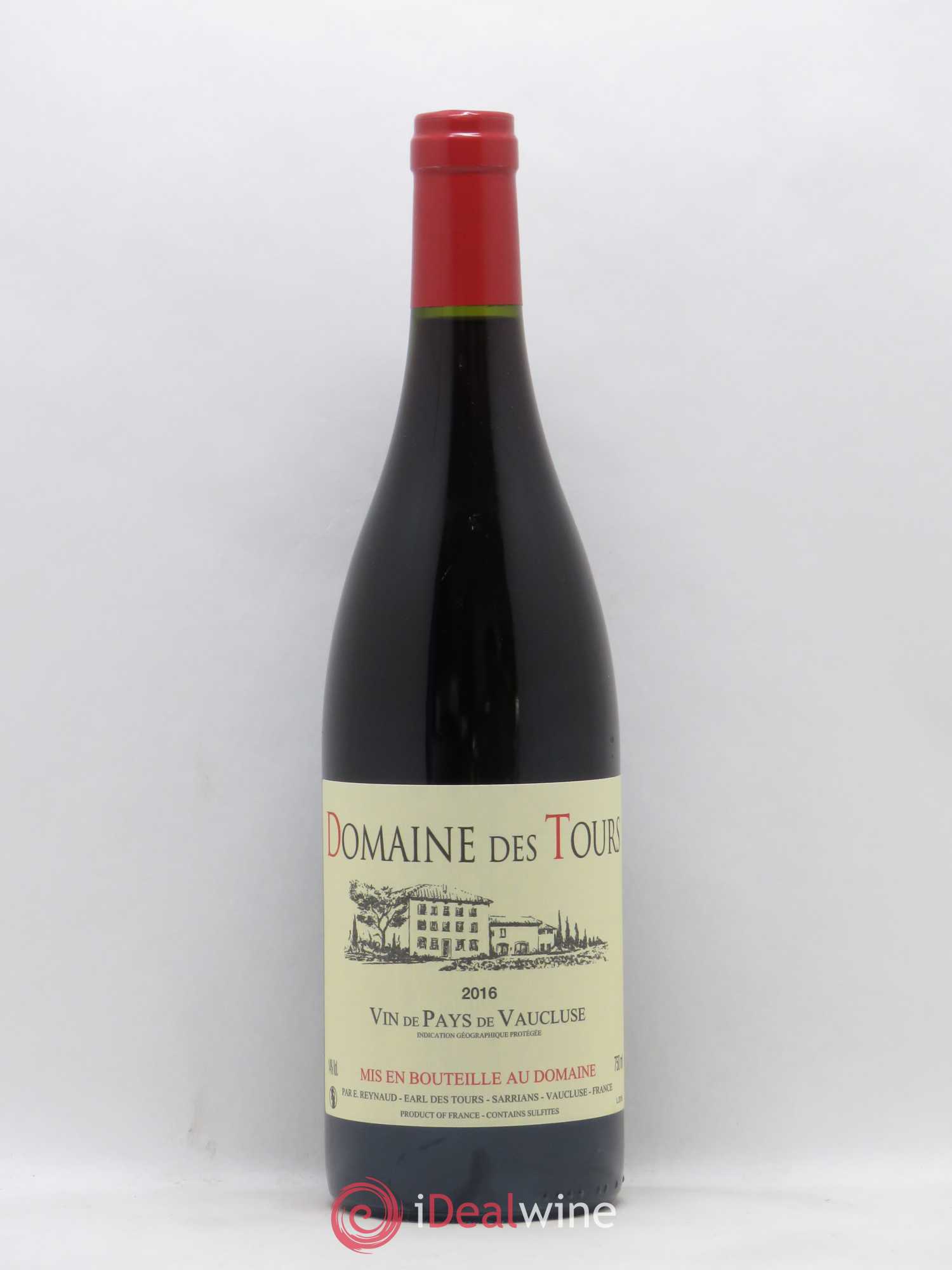 Vaucluse (Vin de Pays de Vaucluse) Domaine des Tours Emmanuel Reynaud 2016 - Posten von 1 Flasche - 0