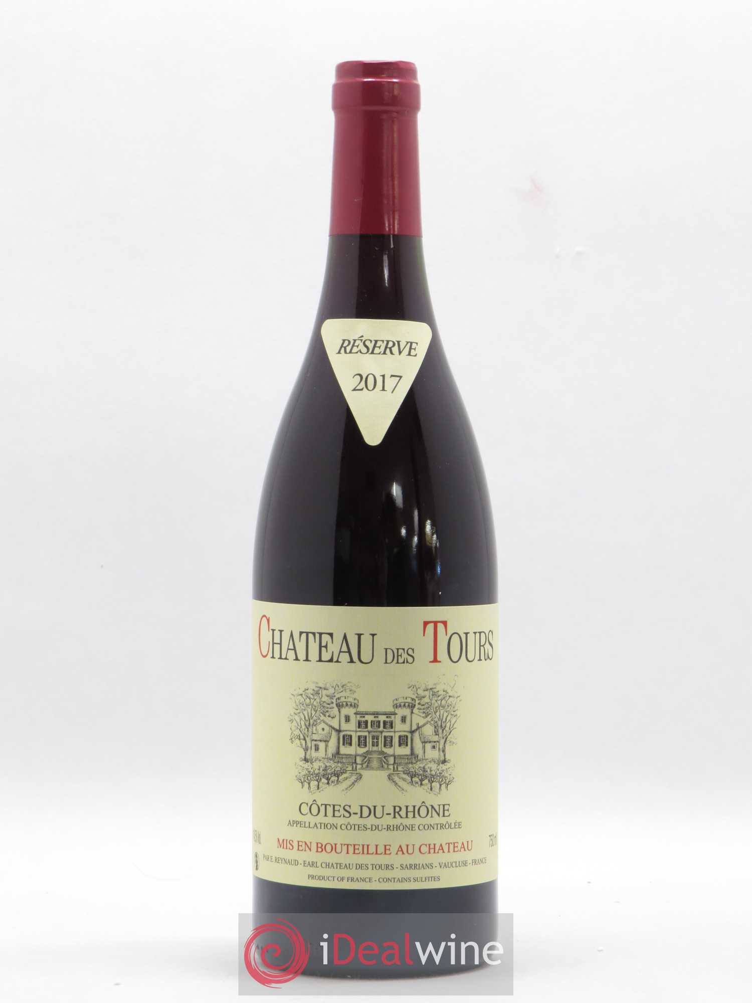 Côtes-du-Rhône Château des Tours Emmanuel Reynaud 2017 - Lot de 1 bouteille - 0