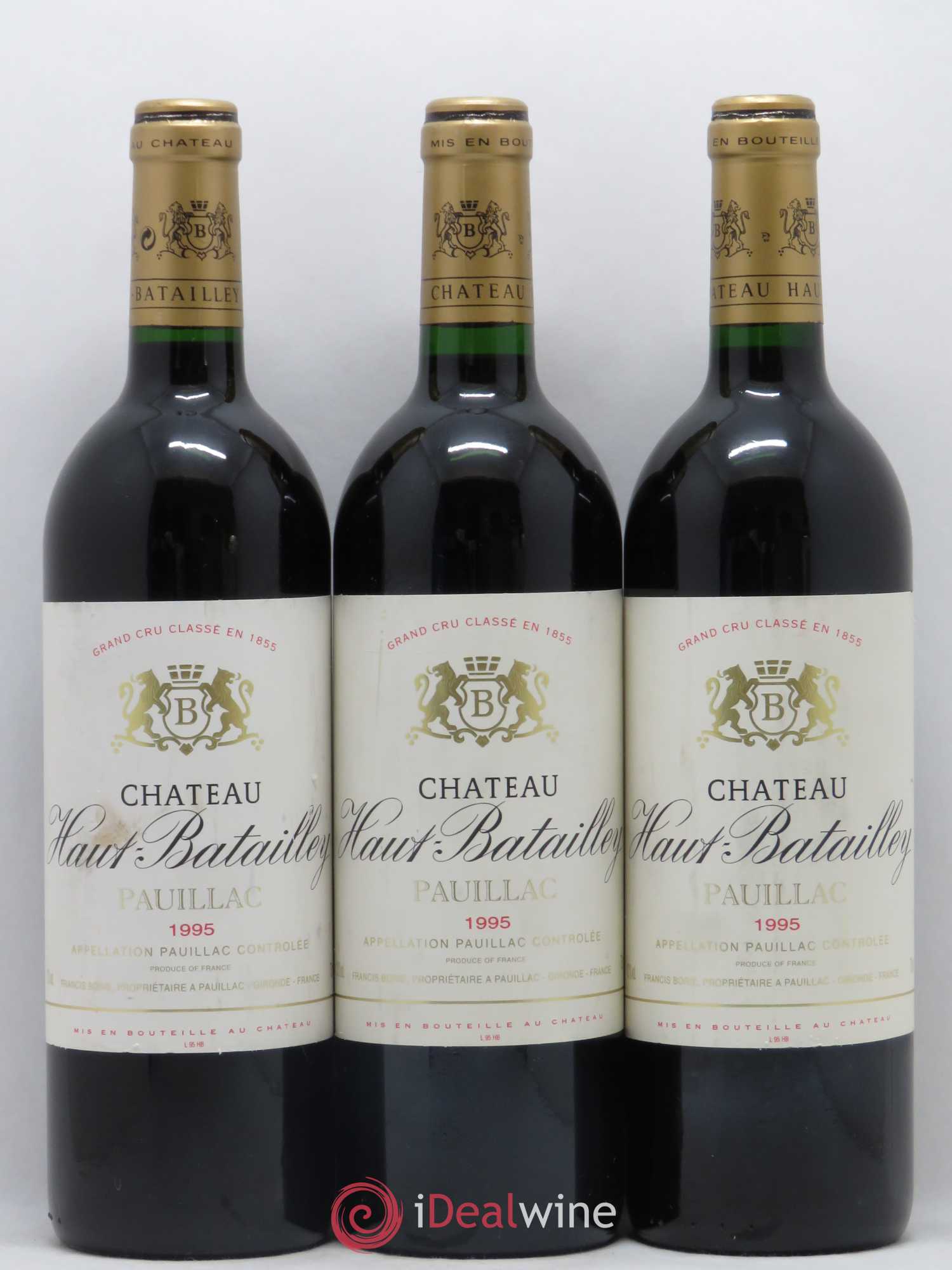 Château Haut Batailley 5ème Grand Cru Classé 1995 - Lot de 12 bouteilles - 1