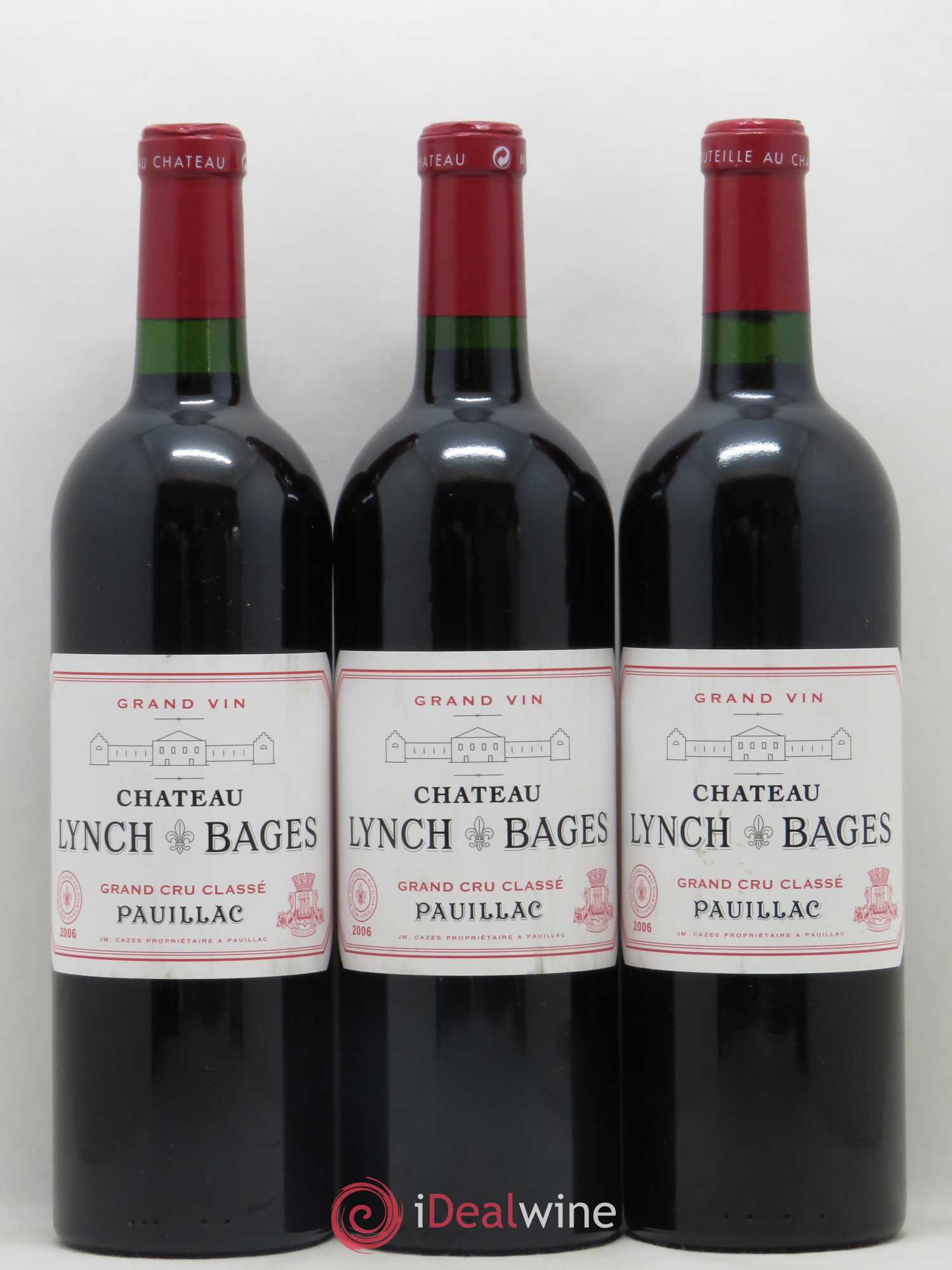 Château Lynch Bages 5ème Grand Cru Classé 2006 - Lot de 6 bouteilles - 1