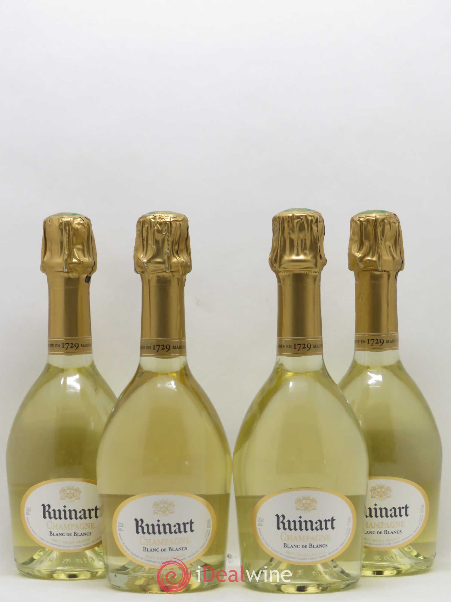 Blanc de Blancs Brut Ruinart - Lot de 4 demi bouteilles - 0