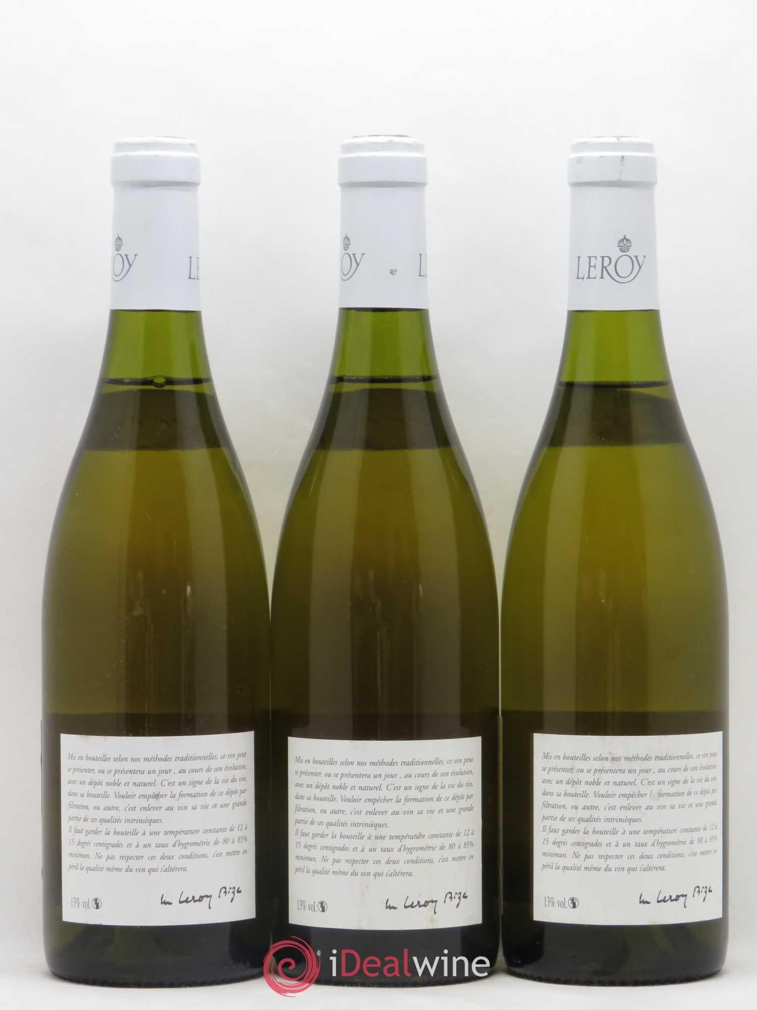 Meursault Leroy SA 2000 - Lot de 3 bouteilles - 1