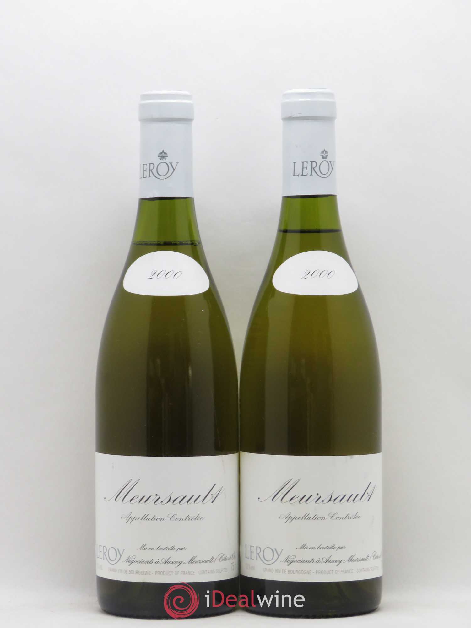 Meursault Leroy SA 2000 - Lot de 2 bouteilles - 0