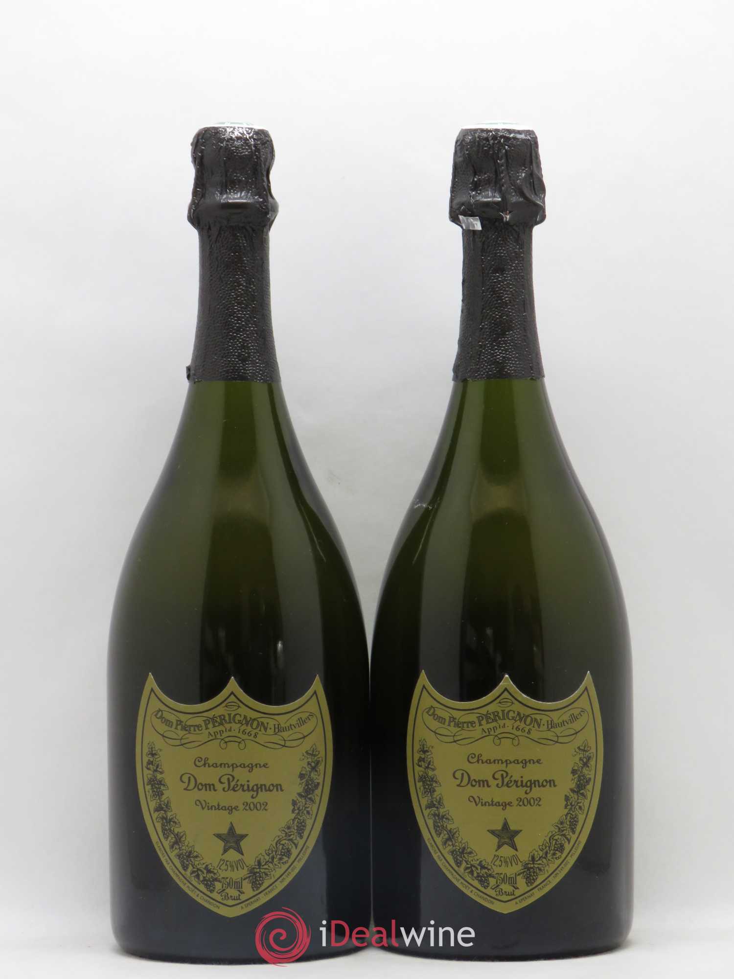 Brut Dom Pérignon 2002 - Lot de 2 bouteilles - 0