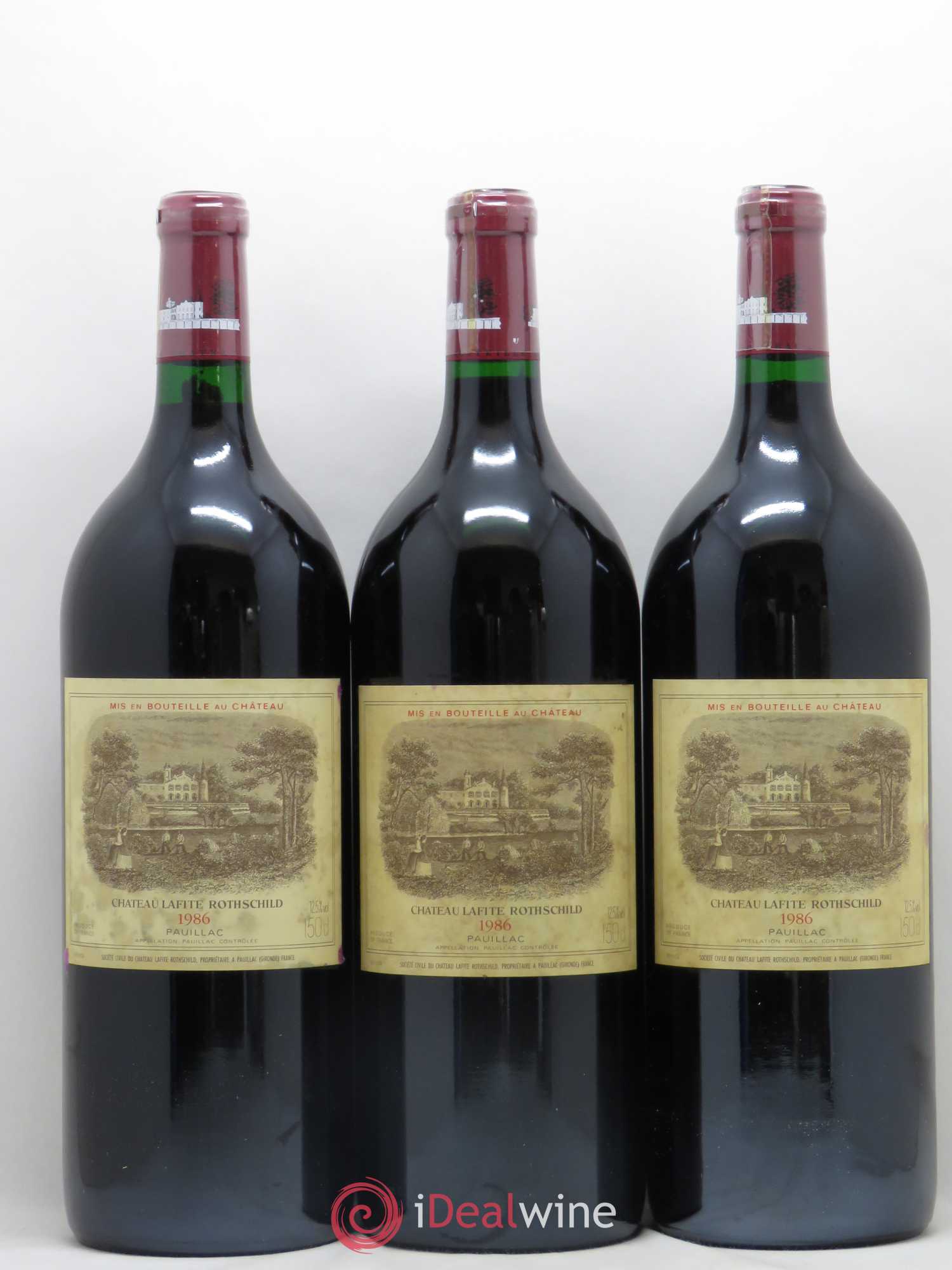 Château Lafite Rothschild 1er Grand Cru Classé 1986 - Lot de 6 magnums - 1