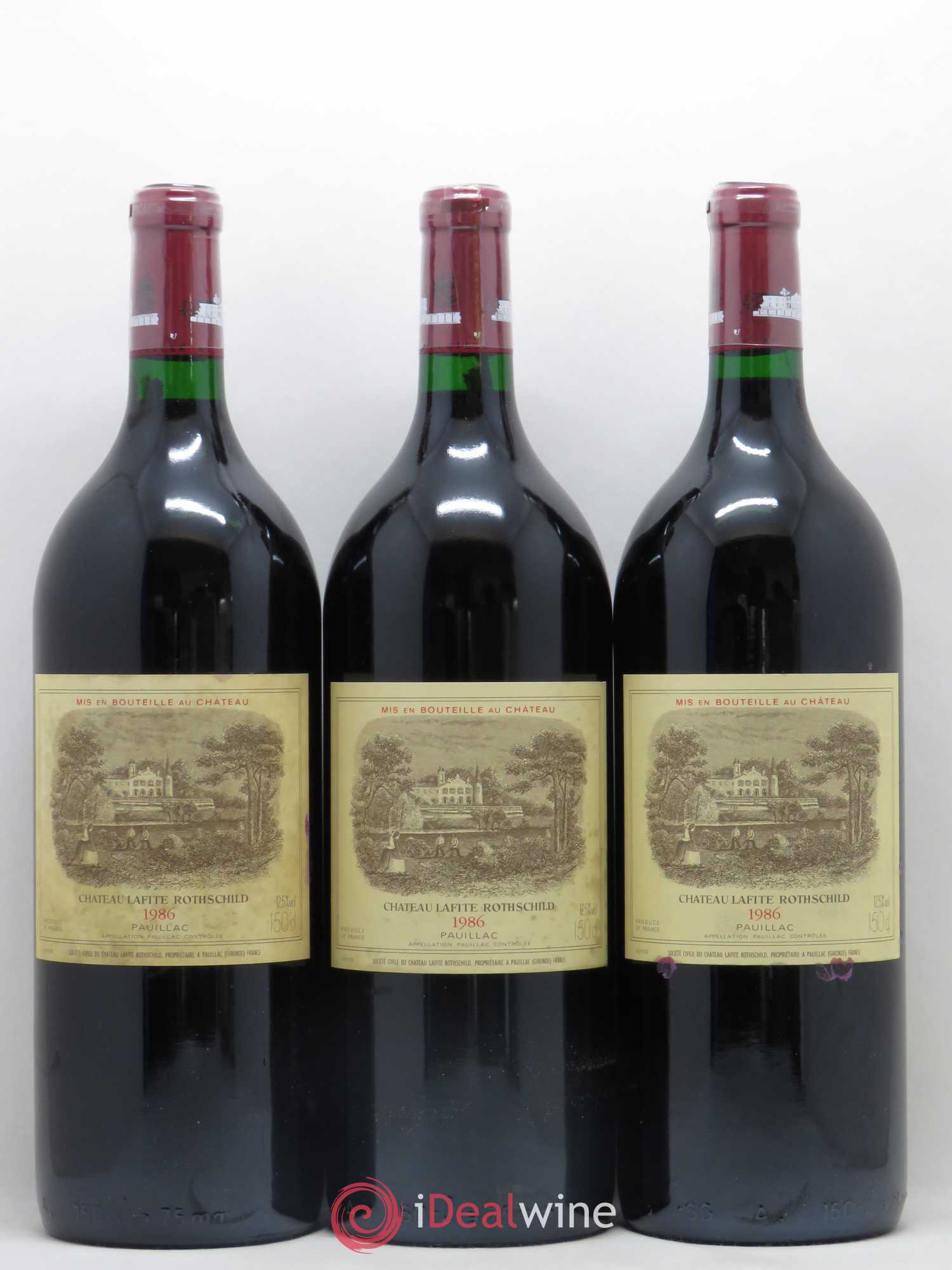 Château Lafite Rothschild 1er Grand Cru Classé 1986 - Lot de 6 magnums - 2