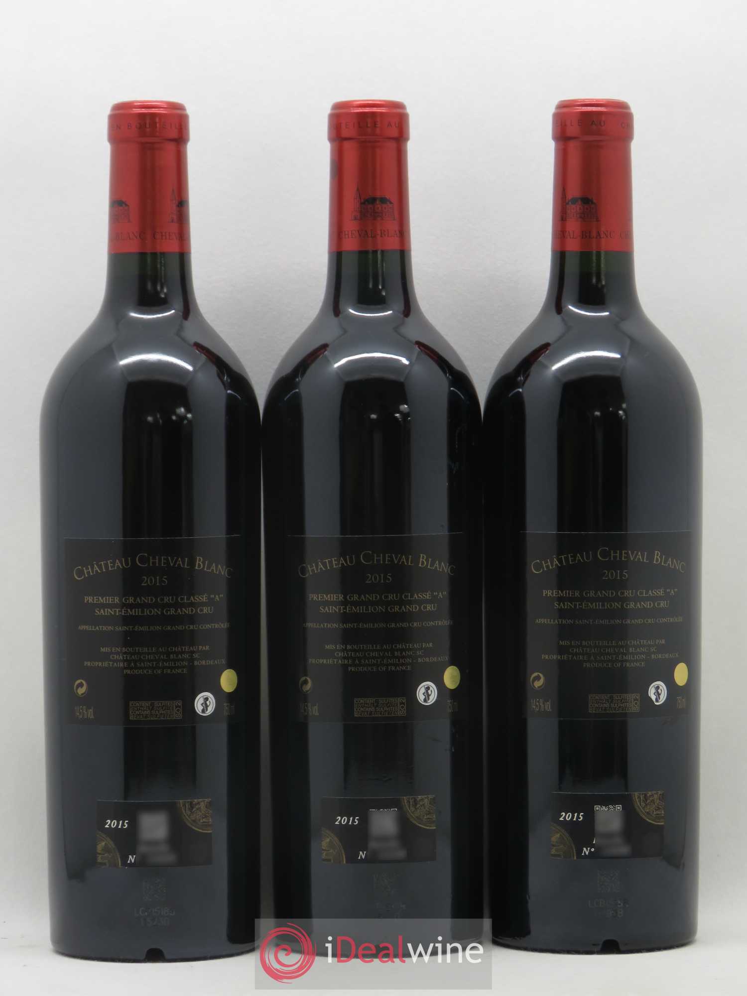 Château Cheval Blanc 1er Grand Cru Classé A 2015 - Lot de 6 bouteilles - 2