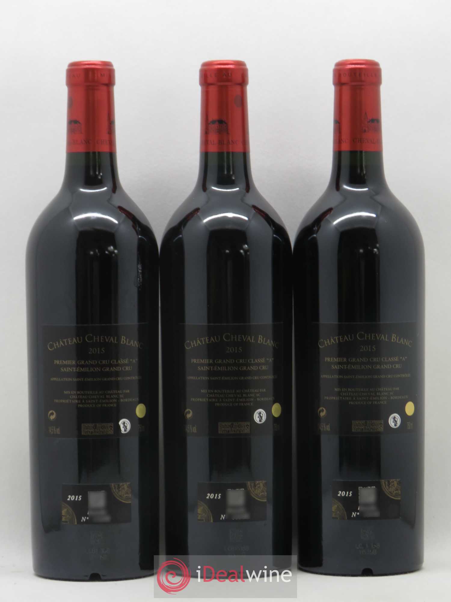 Château Cheval Blanc 1er Grand Cru Classé A 2015 - Lot de 6 bouteilles - 4