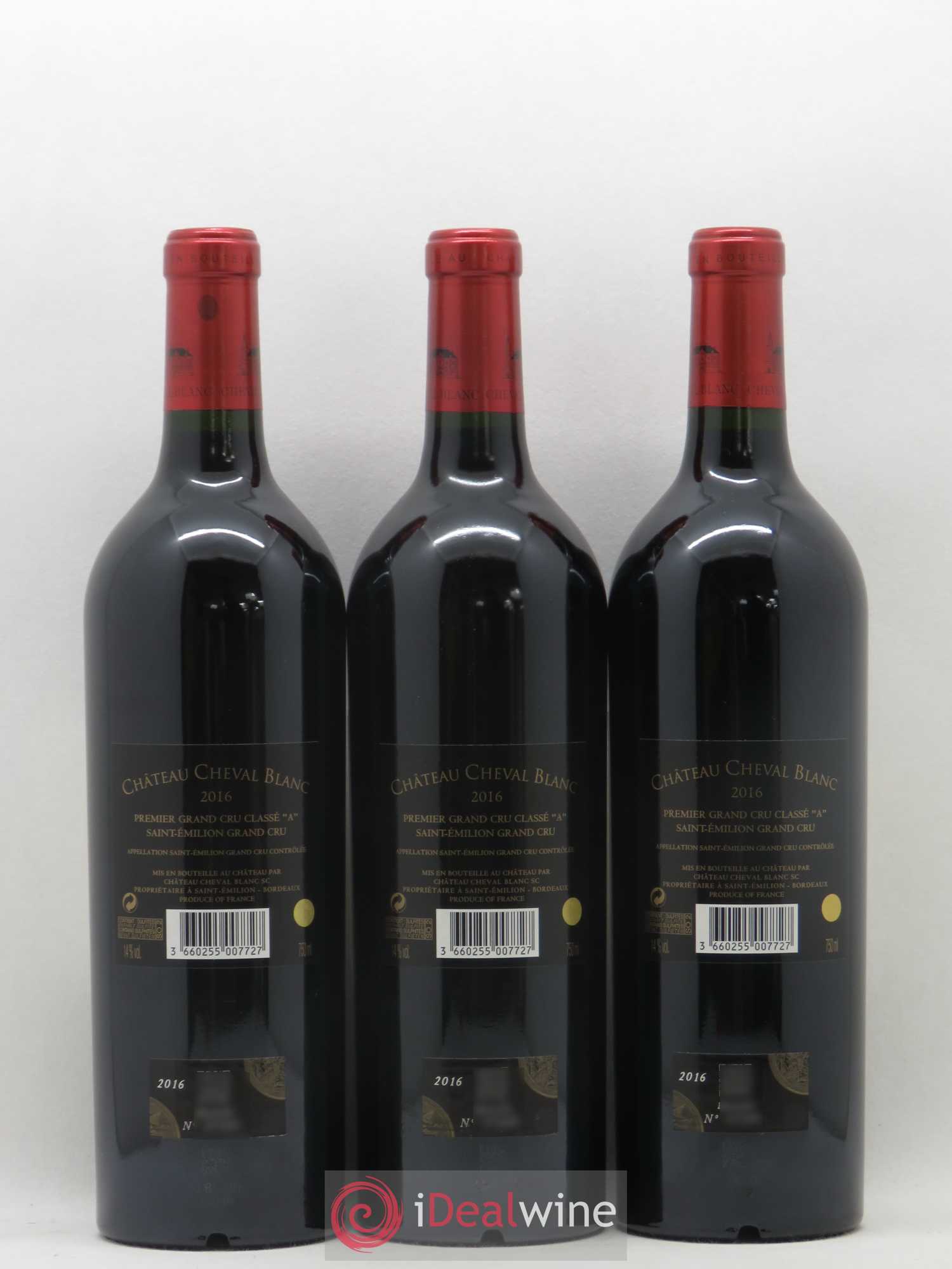 Château Cheval Blanc 1er Grand Cru Classé A 2016 - Lot de 6 bouteilles - 2