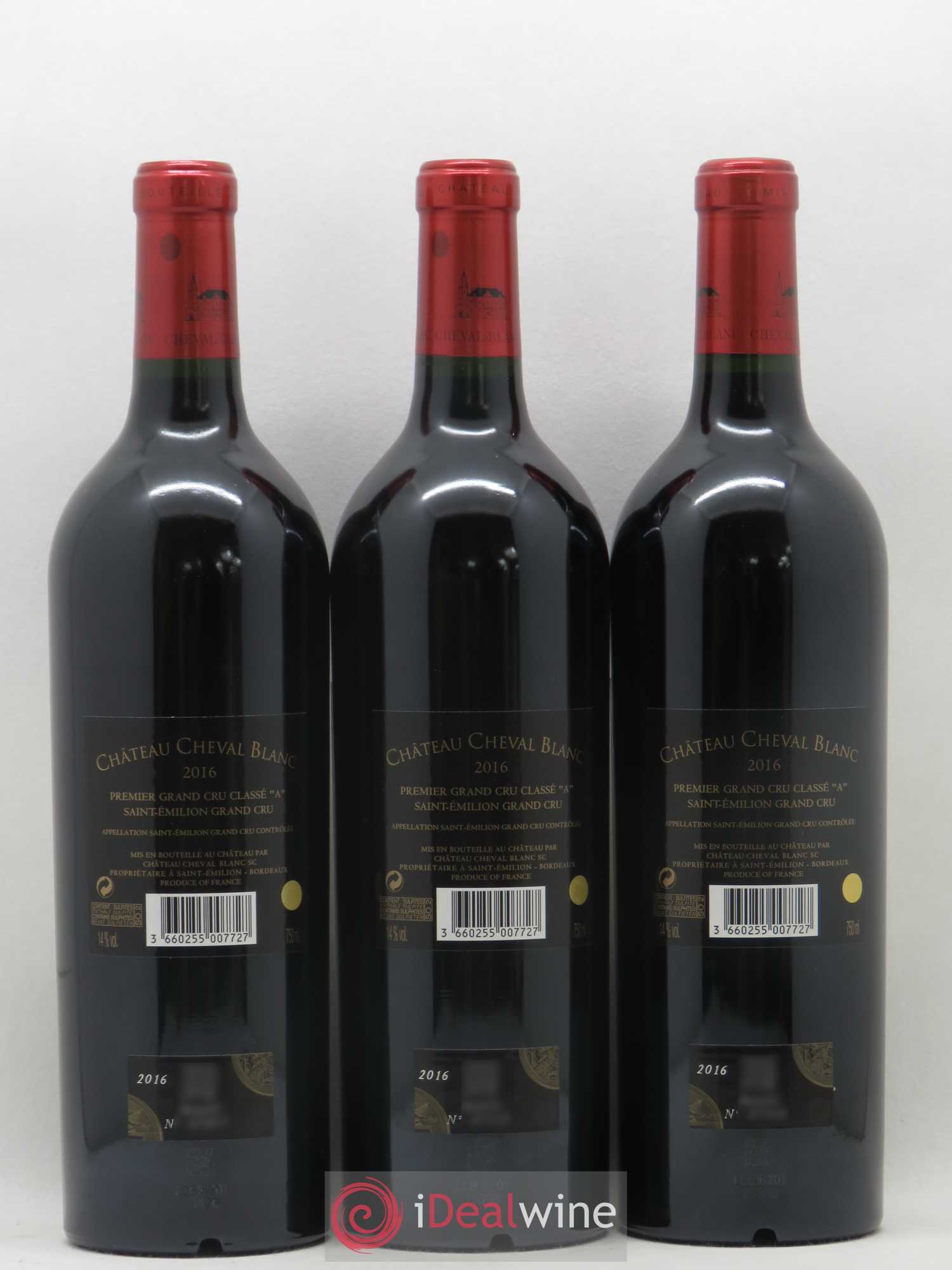 Château Cheval Blanc 1er Grand Cru Classé A 2016 - Lot de 6 bouteilles - 2